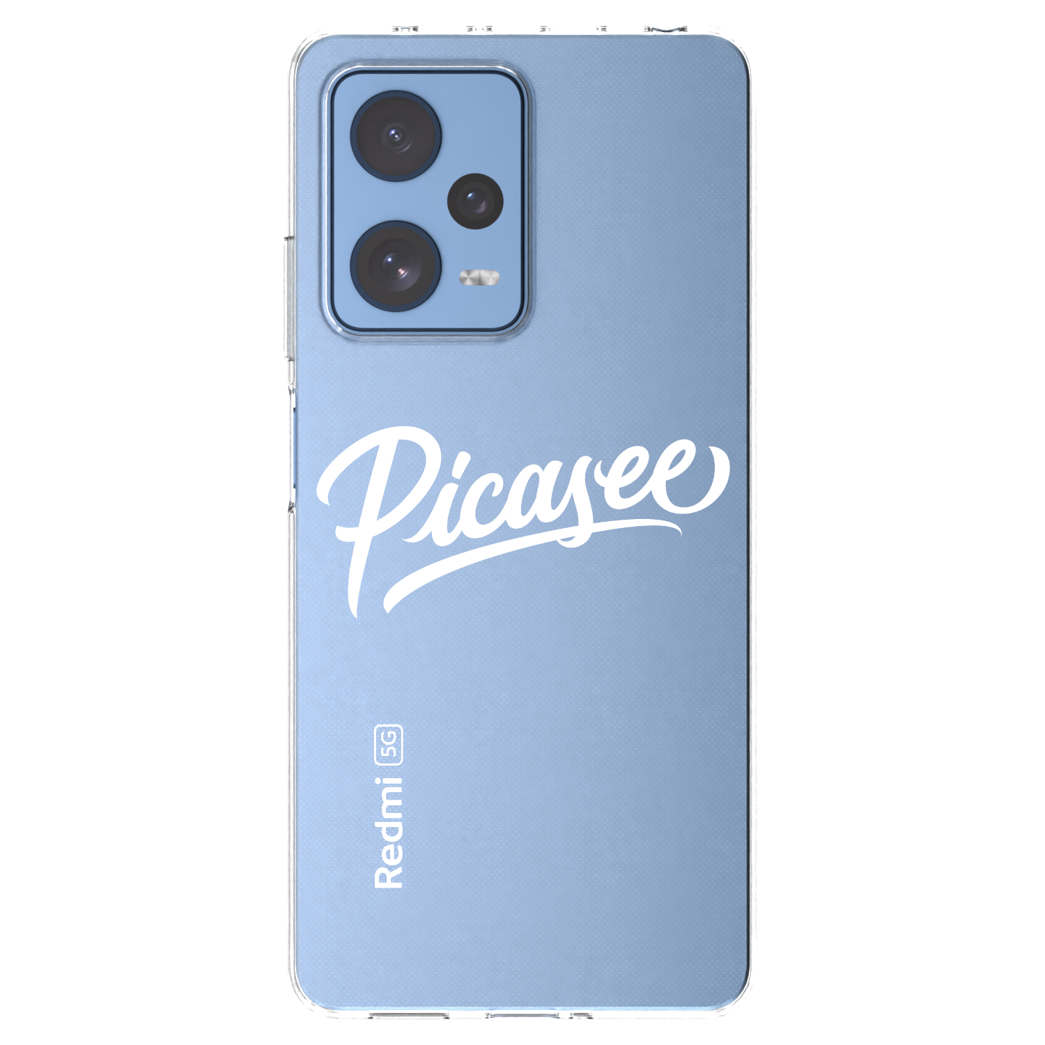 Picasee silikonski prozorni ovitek za Xiaomi Redmi Note 12 Pro 5G - Picasee - old logo - white