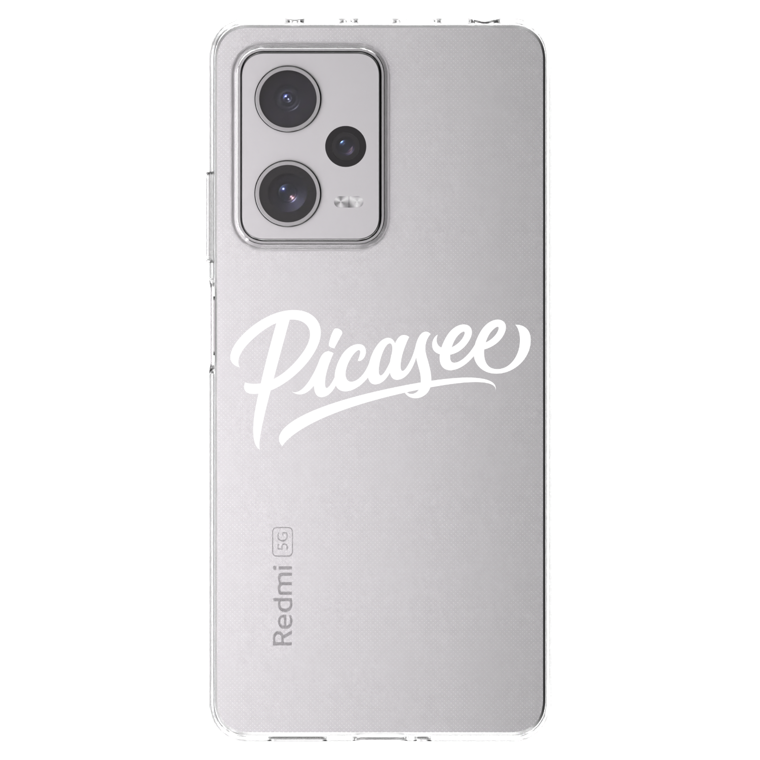 Picasee silikonski prozorni ovitek za Xiaomi Redmi Note 12 Pro+ 5G - Picasee - old logo - white