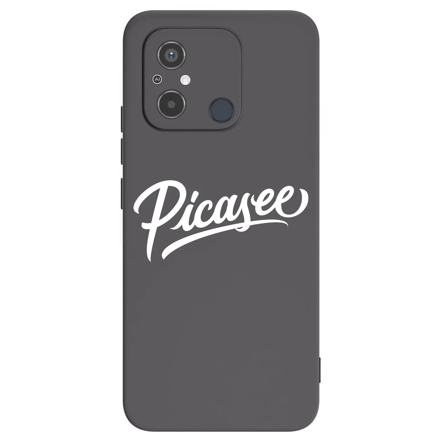 Picasee silikonski črni ovitek za Xiaomi Redmi 12C - Picasee - old logo - white