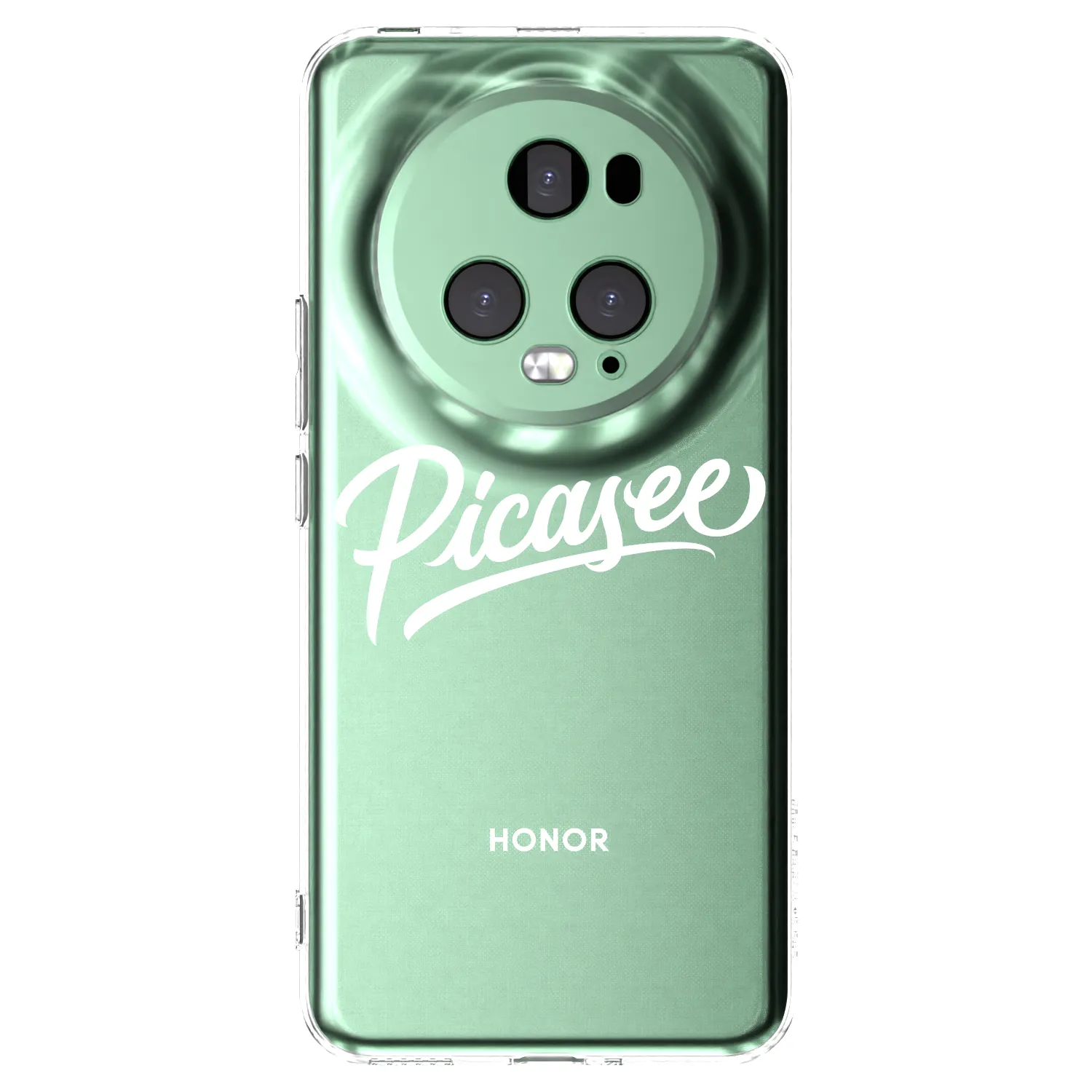 Picasee silikonski prozorni ovitek za Honor Magic5 Pro - Picasee - old logo - white