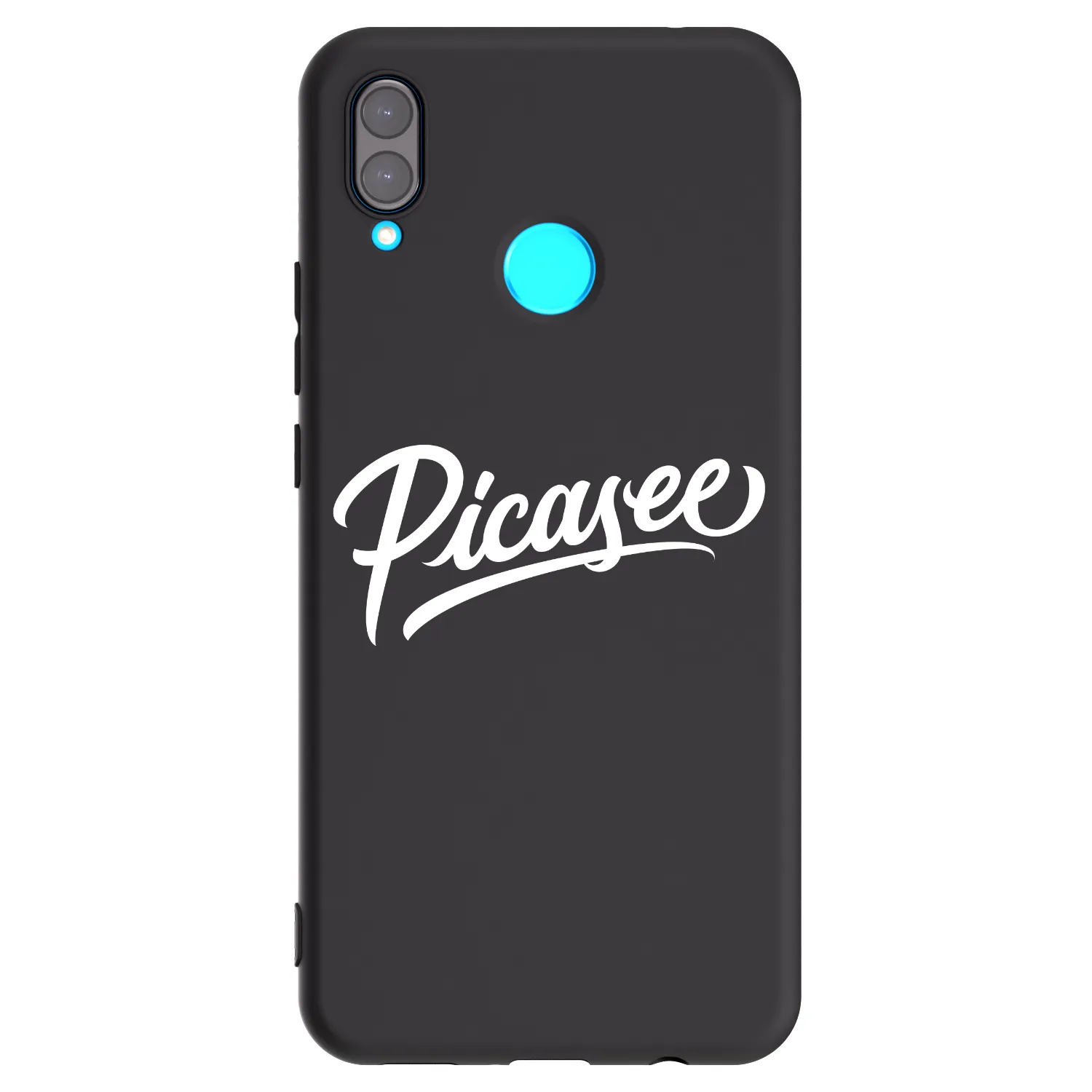 Picasee silikonski črni ovitek za Huawei Nova 3 - Picasee - old logo - white
