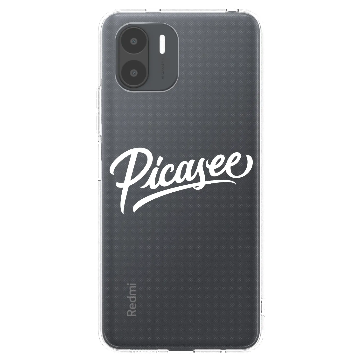 Picasee silikonski prozorni ovitek za Xiaomi Redmi A2 - Picasee - old logo - white