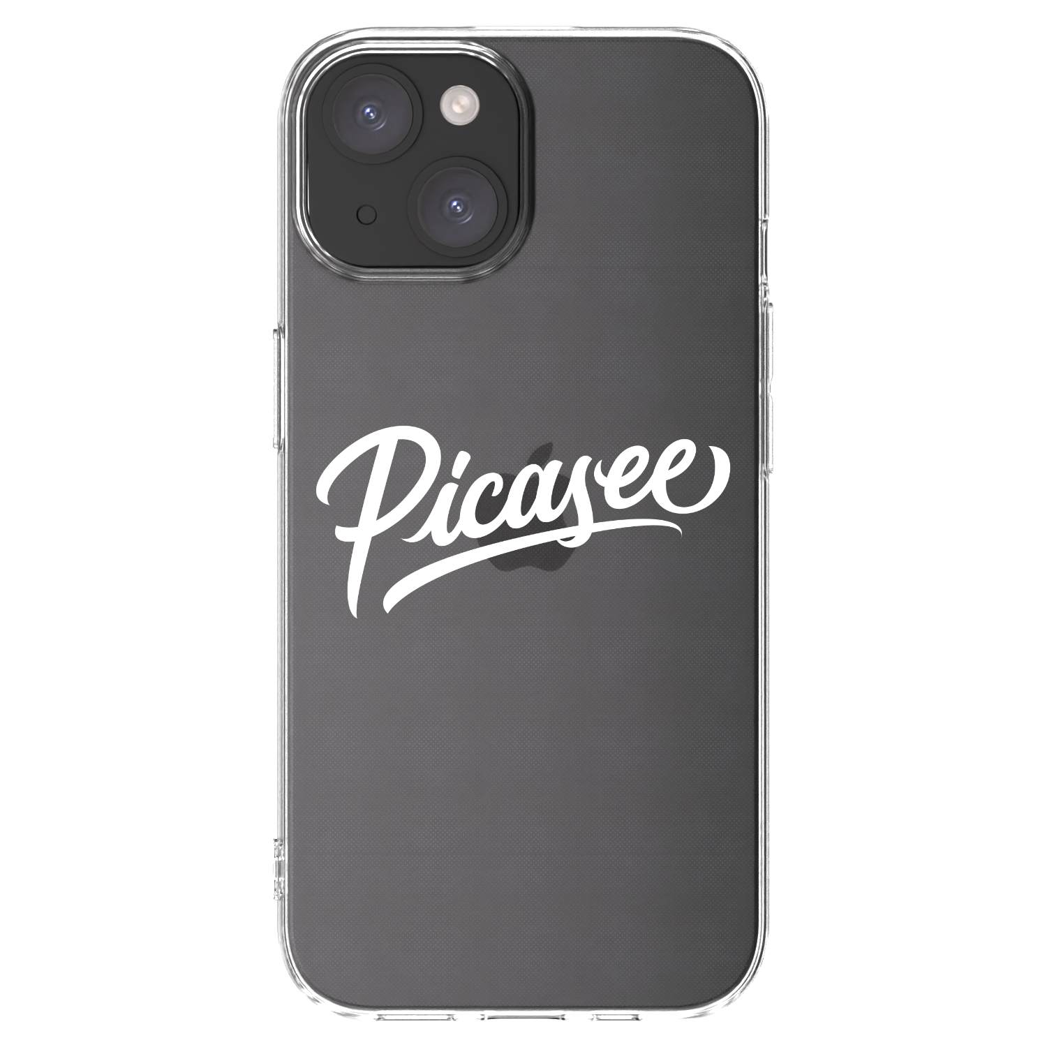 Picasee silikonski prozorni ovitek za Apple iPhone 15 - Picasee - old logo - white