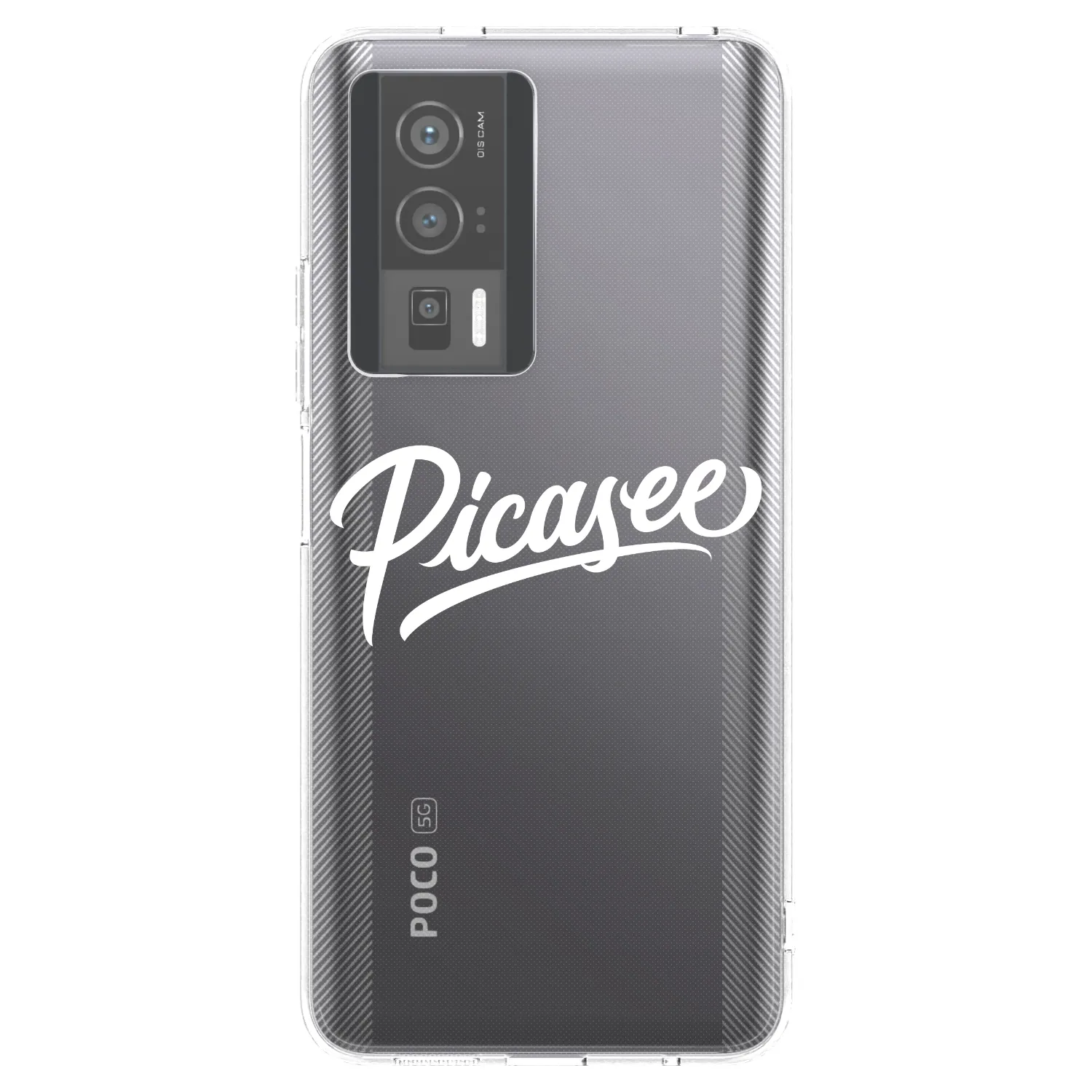 Picasee silikonski prozorni ovitek za Xiaomi Poco F5 Pro 5G - Picasee - old logo - white