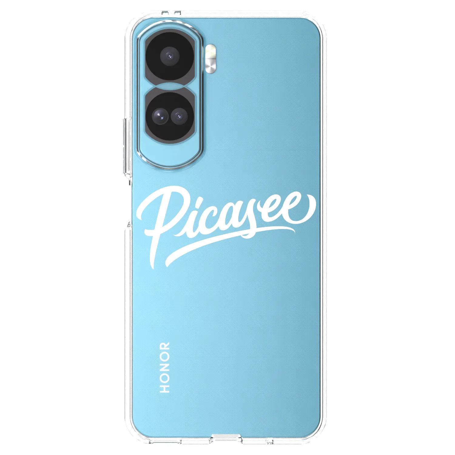 Picasee silikonski prozorni ovitek za Honor 90 Lite 5G - Picasee - old logo - white