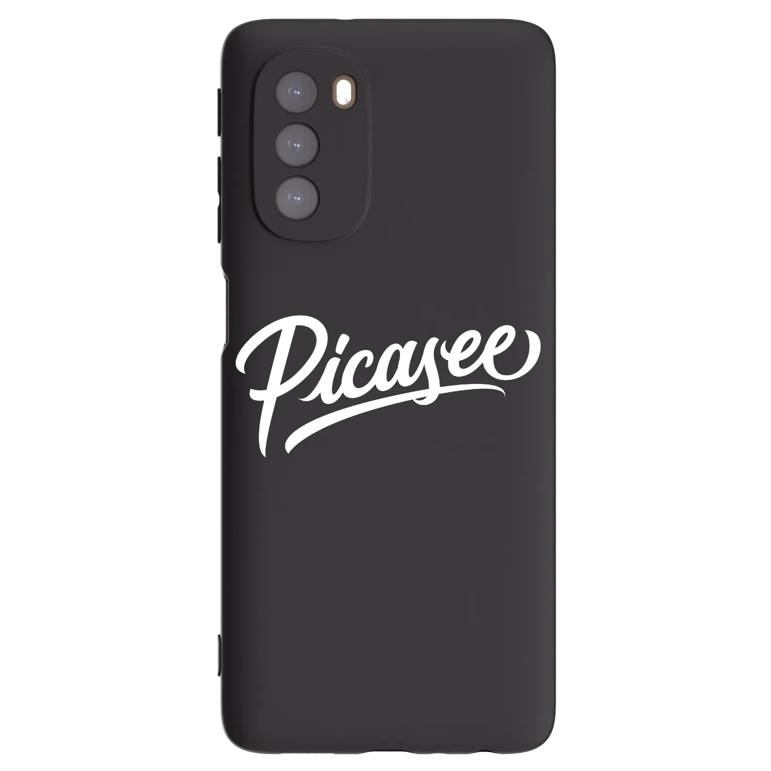 Picasee silikonski črni ovitek za Motorola Moto G51 - Picasee - old logo - white