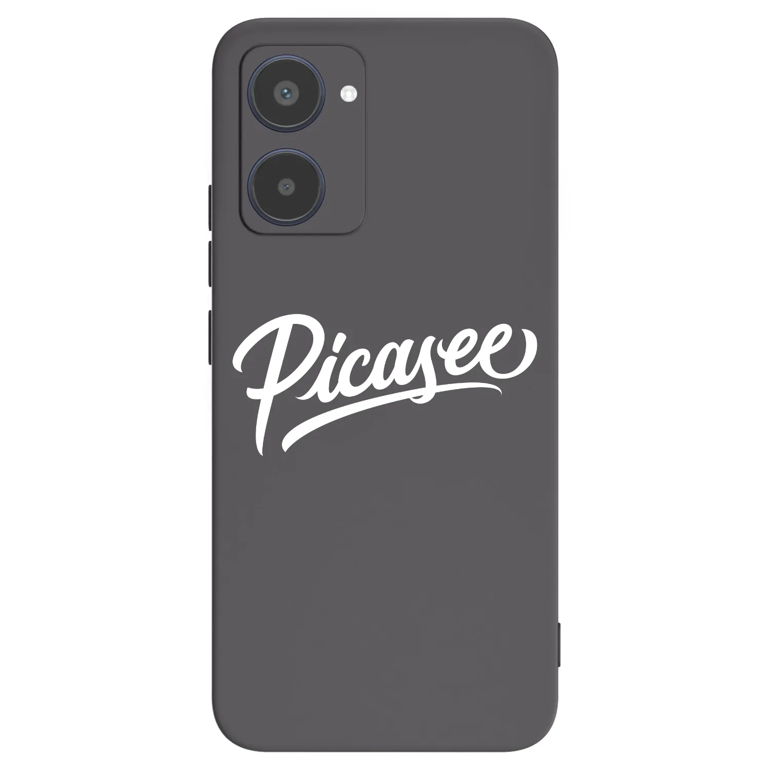 Picasee silikonski črni ovitek za Realme 10 4G - Picasee - old logo - white