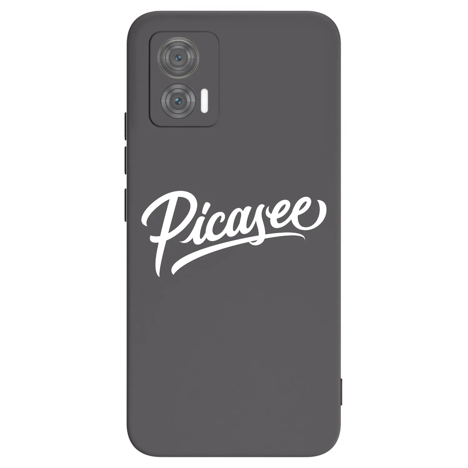 Picasee silikonski črni ovitek za Motorola Edge 30 Neo - Picasee - old logo - white