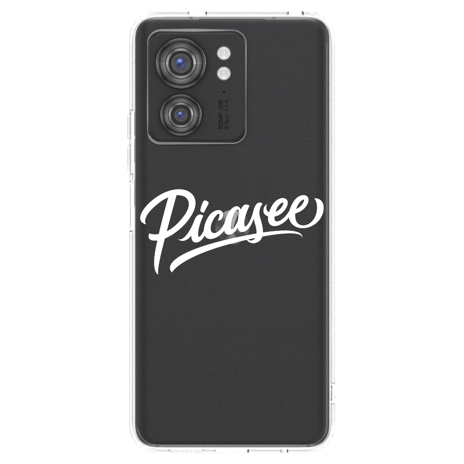 Picasee silikonski prozorni ovitek za Motorola Edge 40 - Picasee - old logo - white