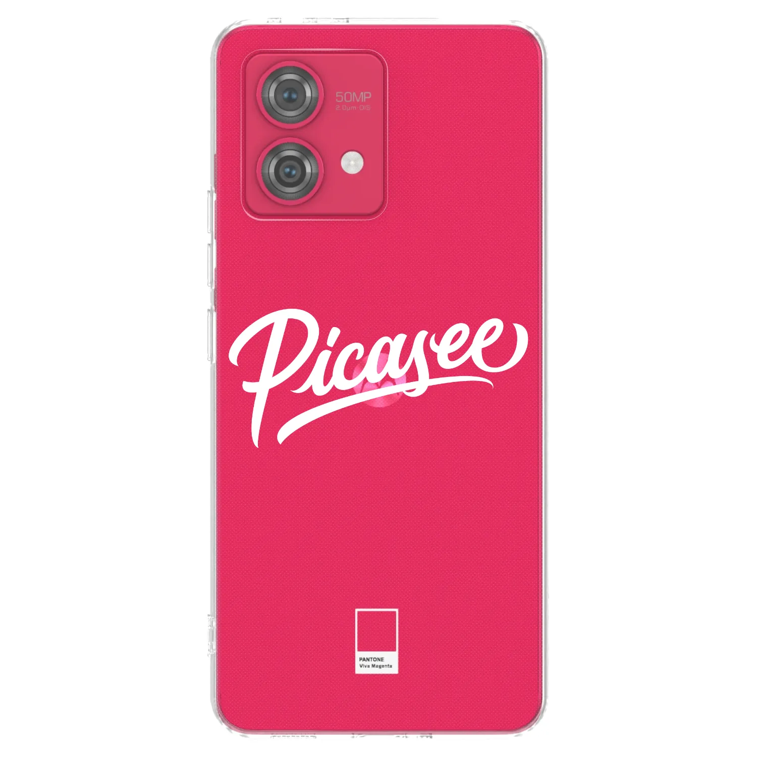 Picasee silikonski prozorni ovitek za Motorola Moto G84 5G - Picasee - old logo - white