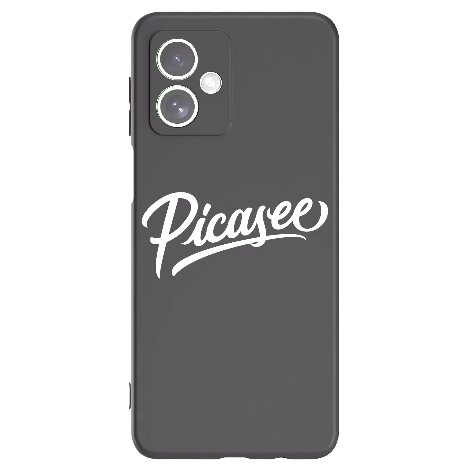 Picasee silikonski črni ovitek za Motorola Moto G54 5G - Picasee - old logo - white
