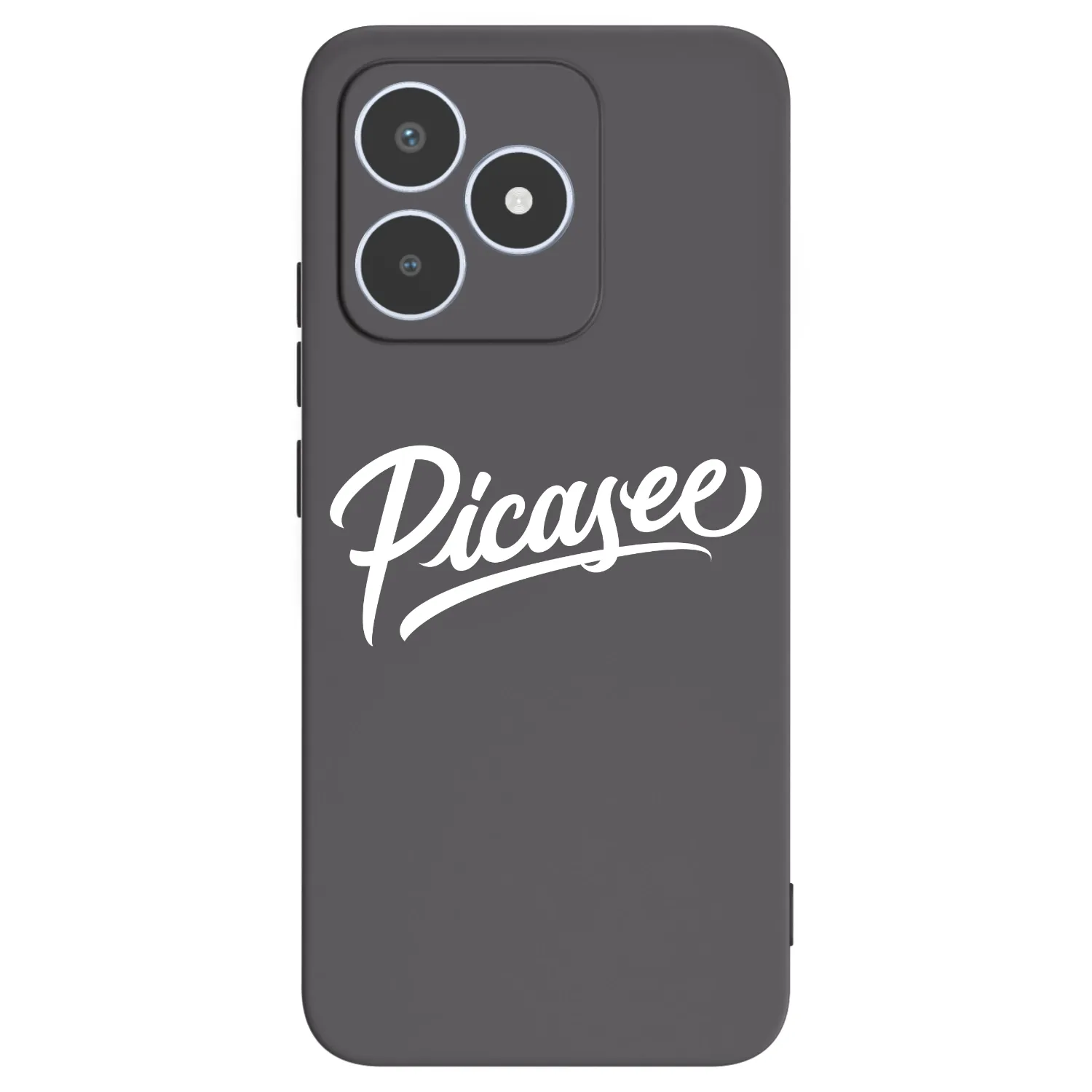 Picasee silikonski črni ovitek za Realme C53 - Picasee - old logo - white