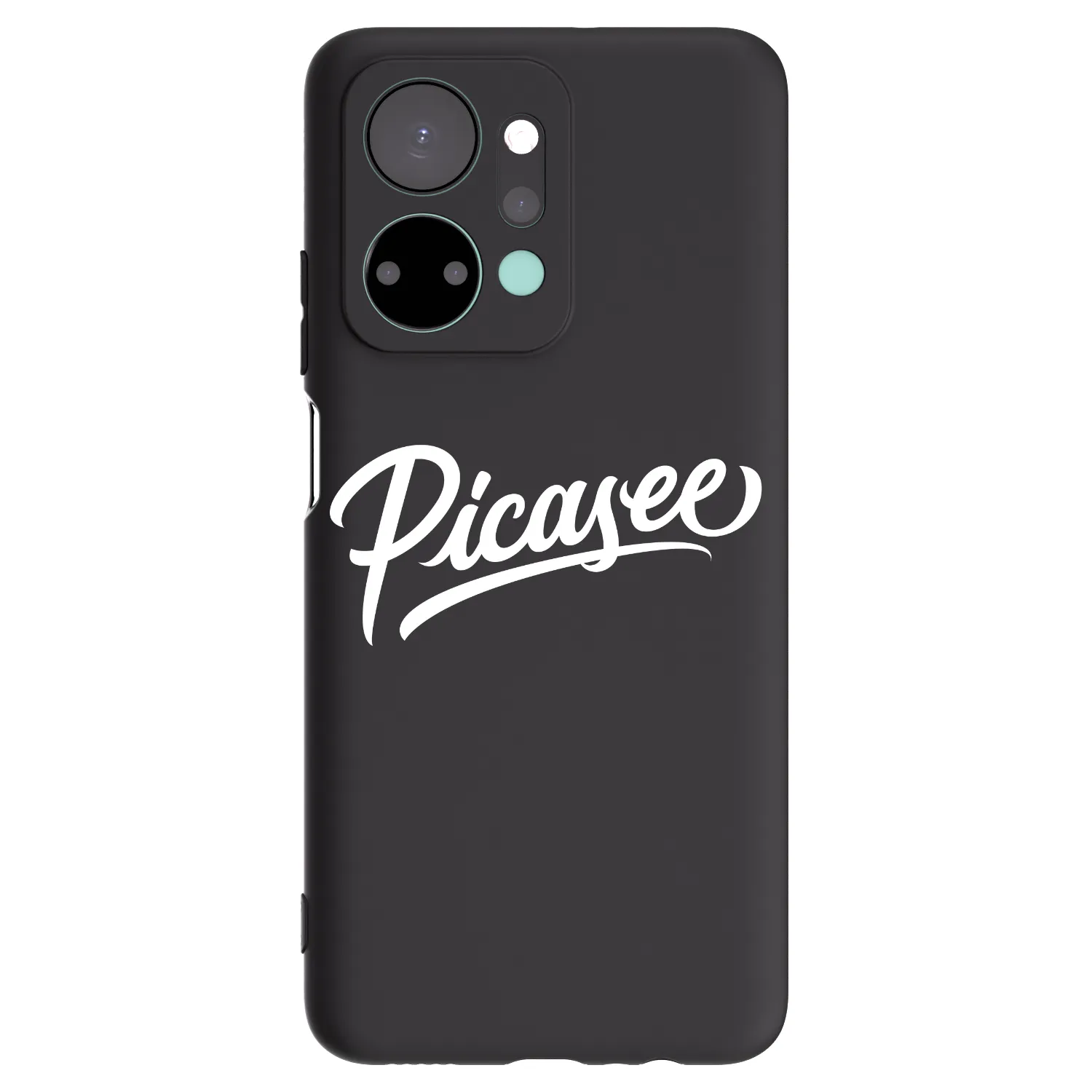 Picasee silikonski črni ovitek za Honor X7a - Picasee - old logo - white