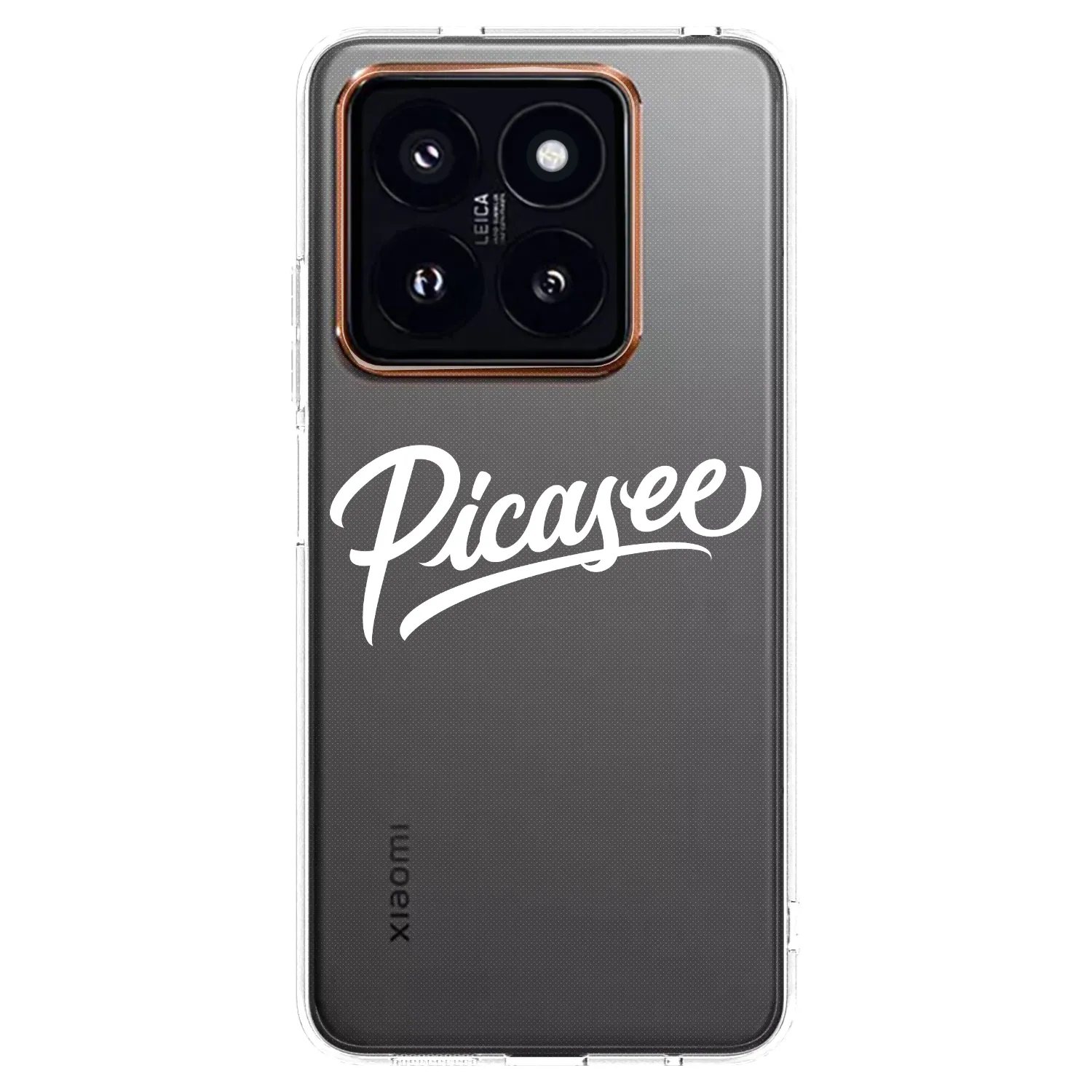 Picasee silikonski prozorni ovitek za Xiaomi 14 Pro - Picasee - old logo - white