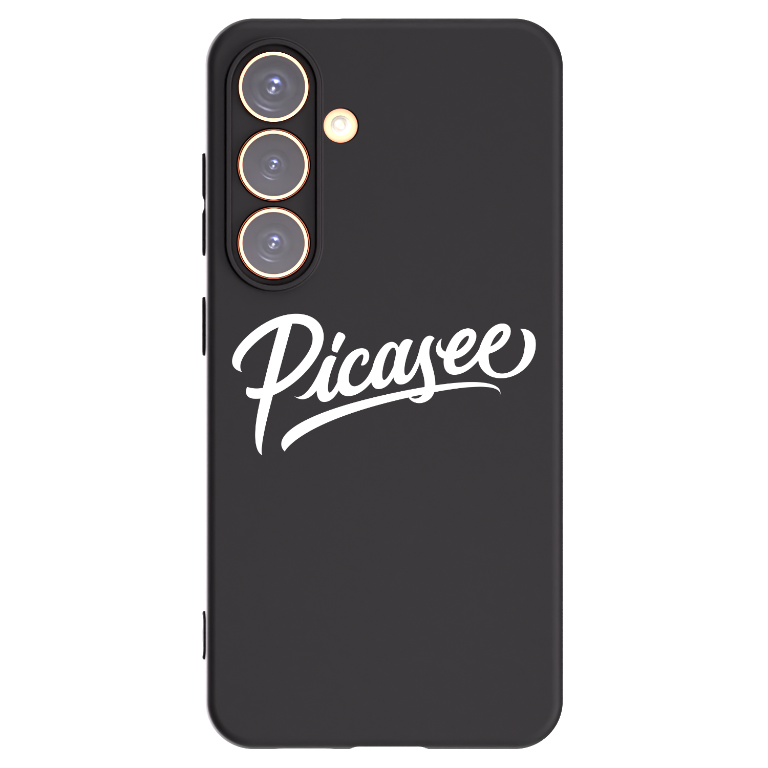 Picasee silikonski črni ovitek za Samsung Galaxy S24 S921B 5G - Picasee - old logo - white