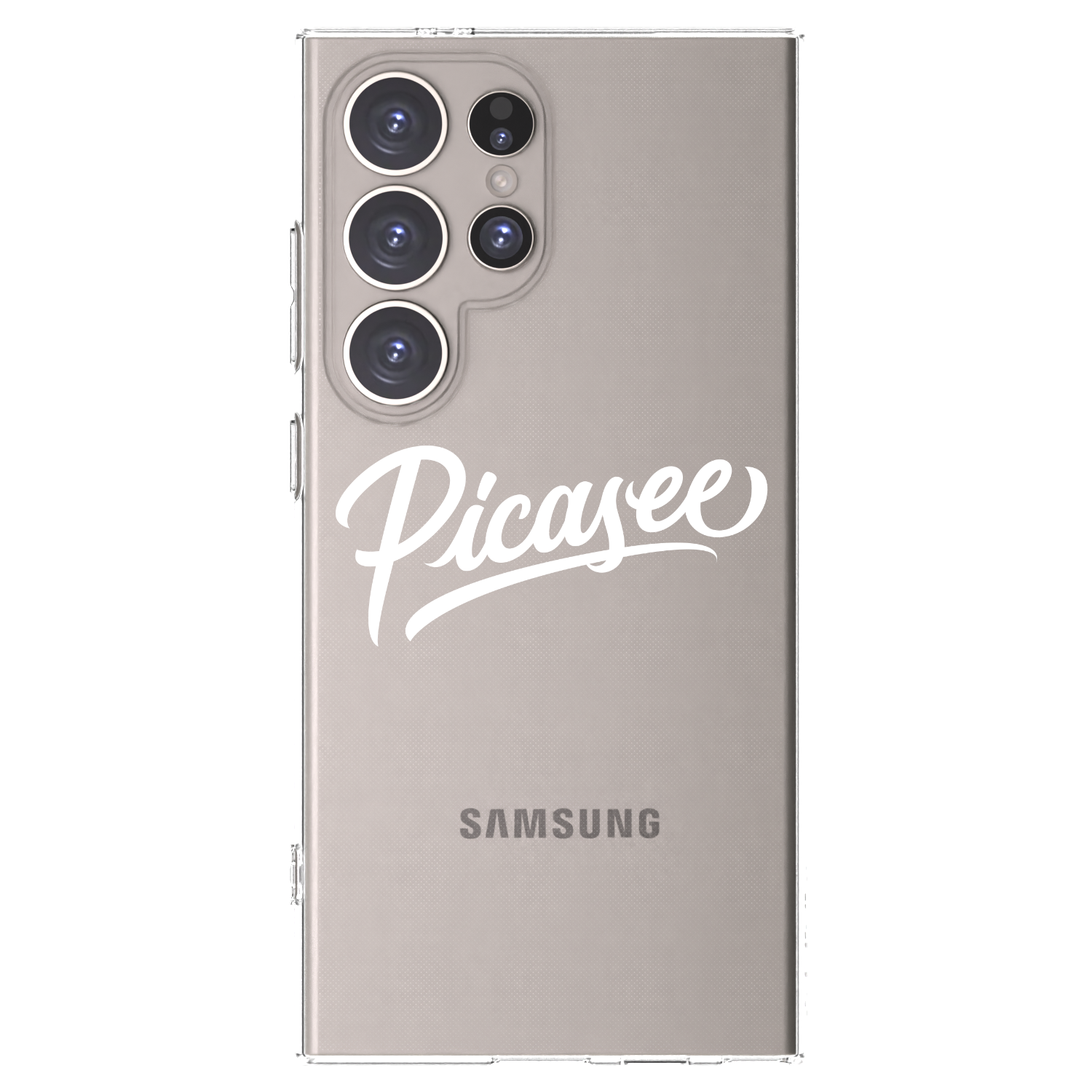 Picasee silikonski prozorni ovitek za Samsung Galaxy S24 Ultra S928B 5G - Picasee - old logo - white