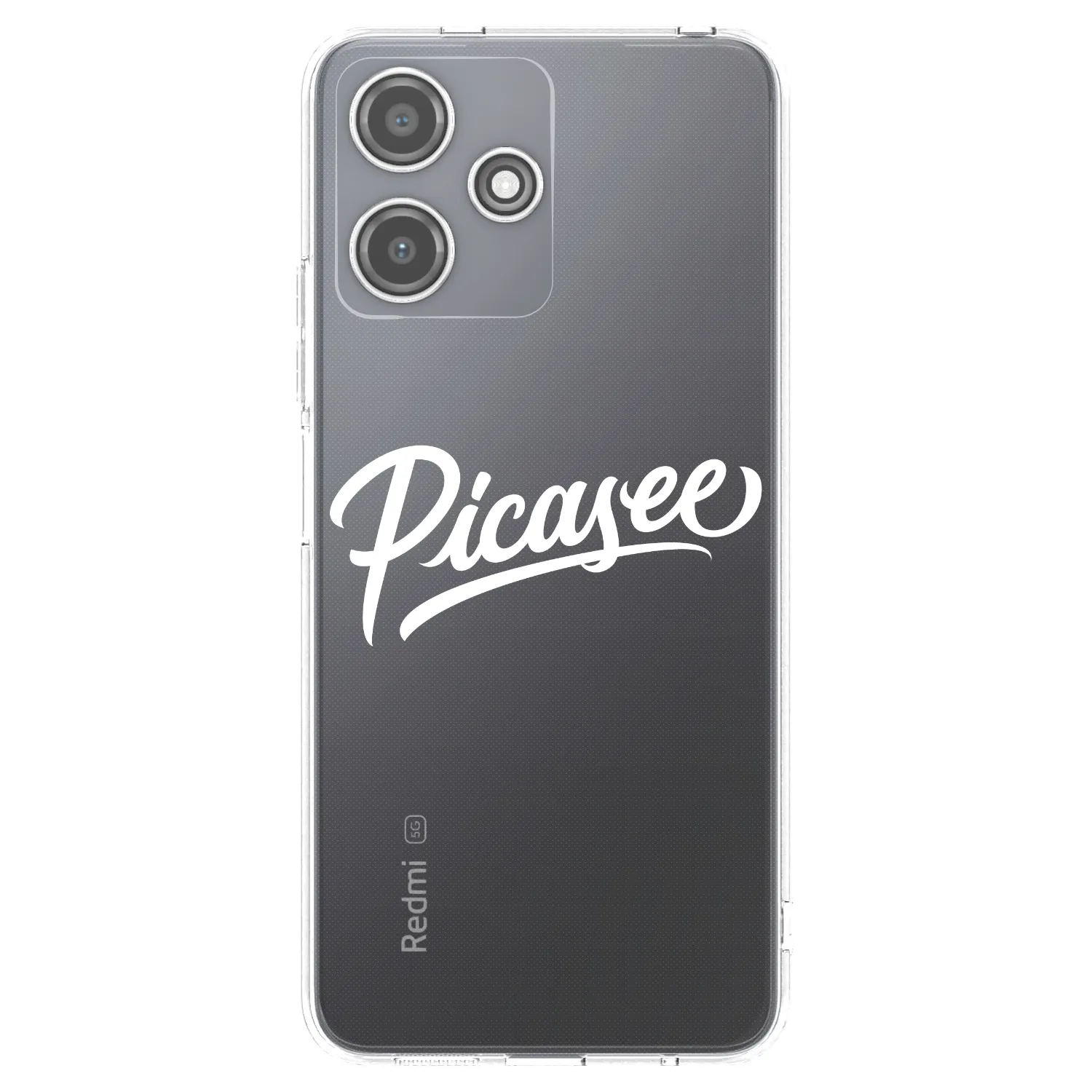 Picasee silikonski prozorni ovitek za Xiaomi Redmi 12 5G - Picasee - old logo - white