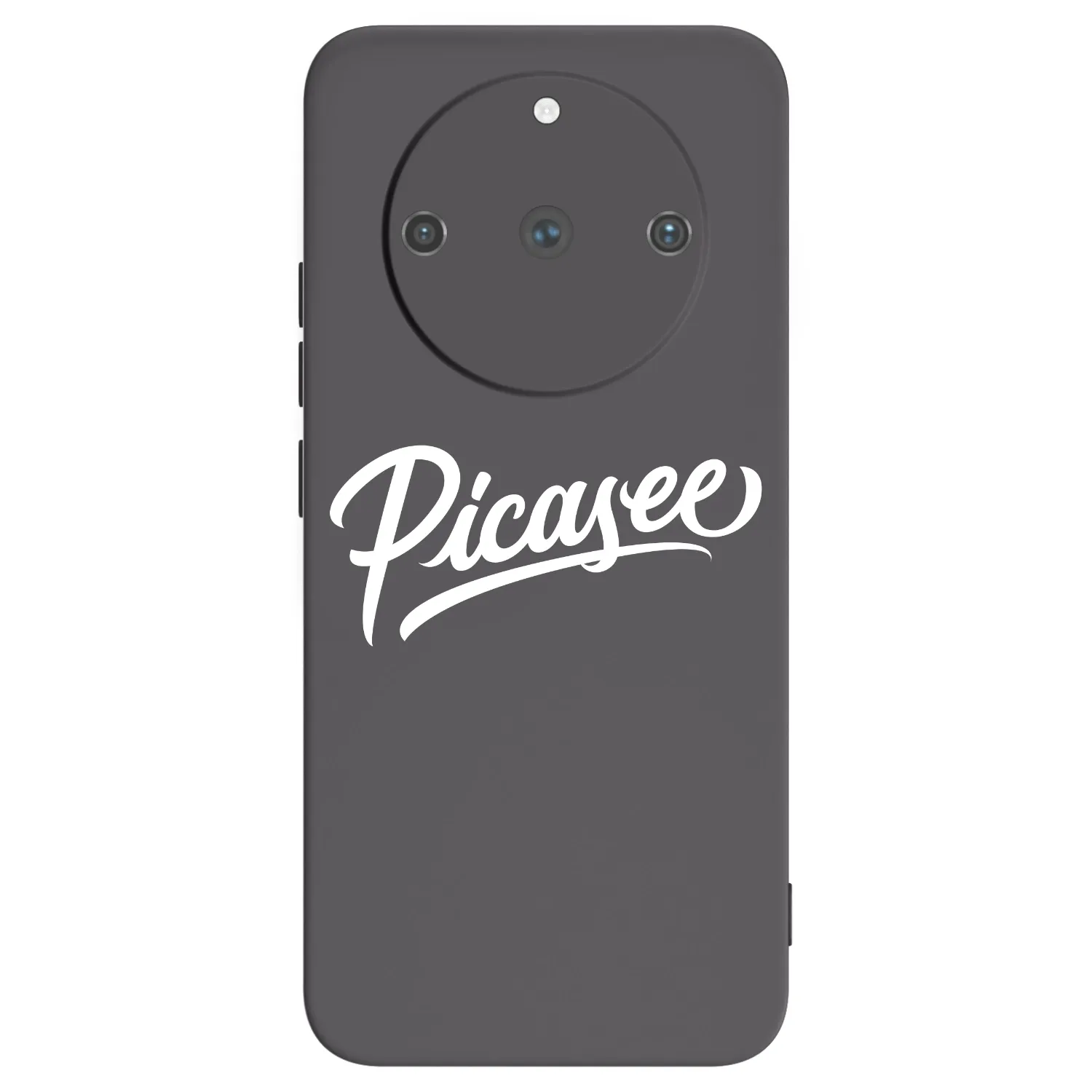 Picasee silikonski črni ovitek za Realme 11 Pro+ - Picasee - old logo - white