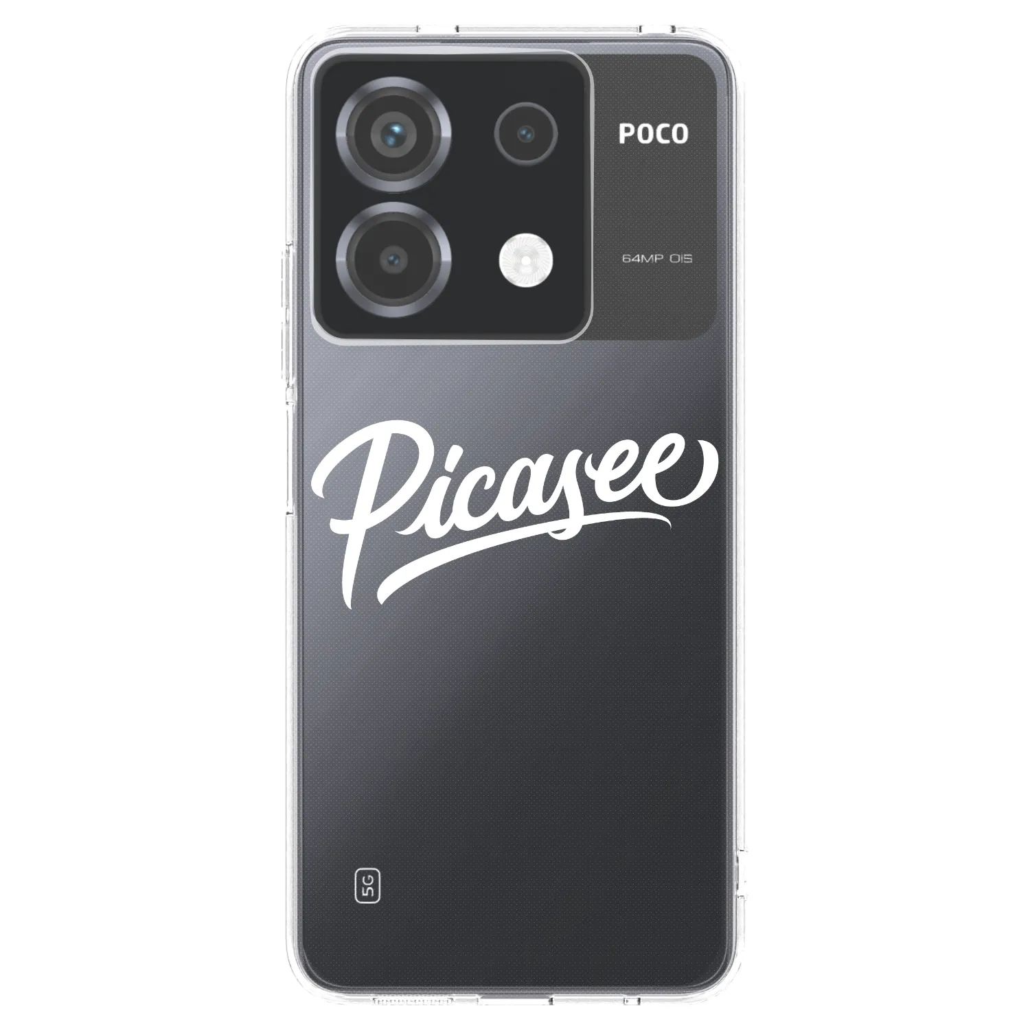 Picasee silikonski prozorni ovitek za Xiaomi Poco X6 - Picasee - old logo - white