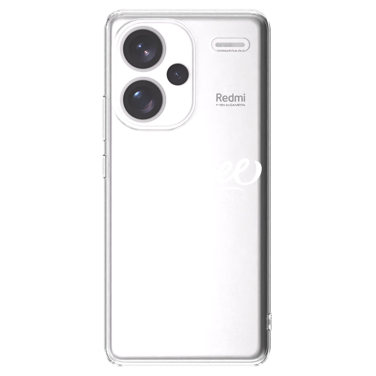 Picasee silikonski prozorni ovitek za Xiaomi Redmi Note 13 Pro+ 5G - Picasee - old logo - white