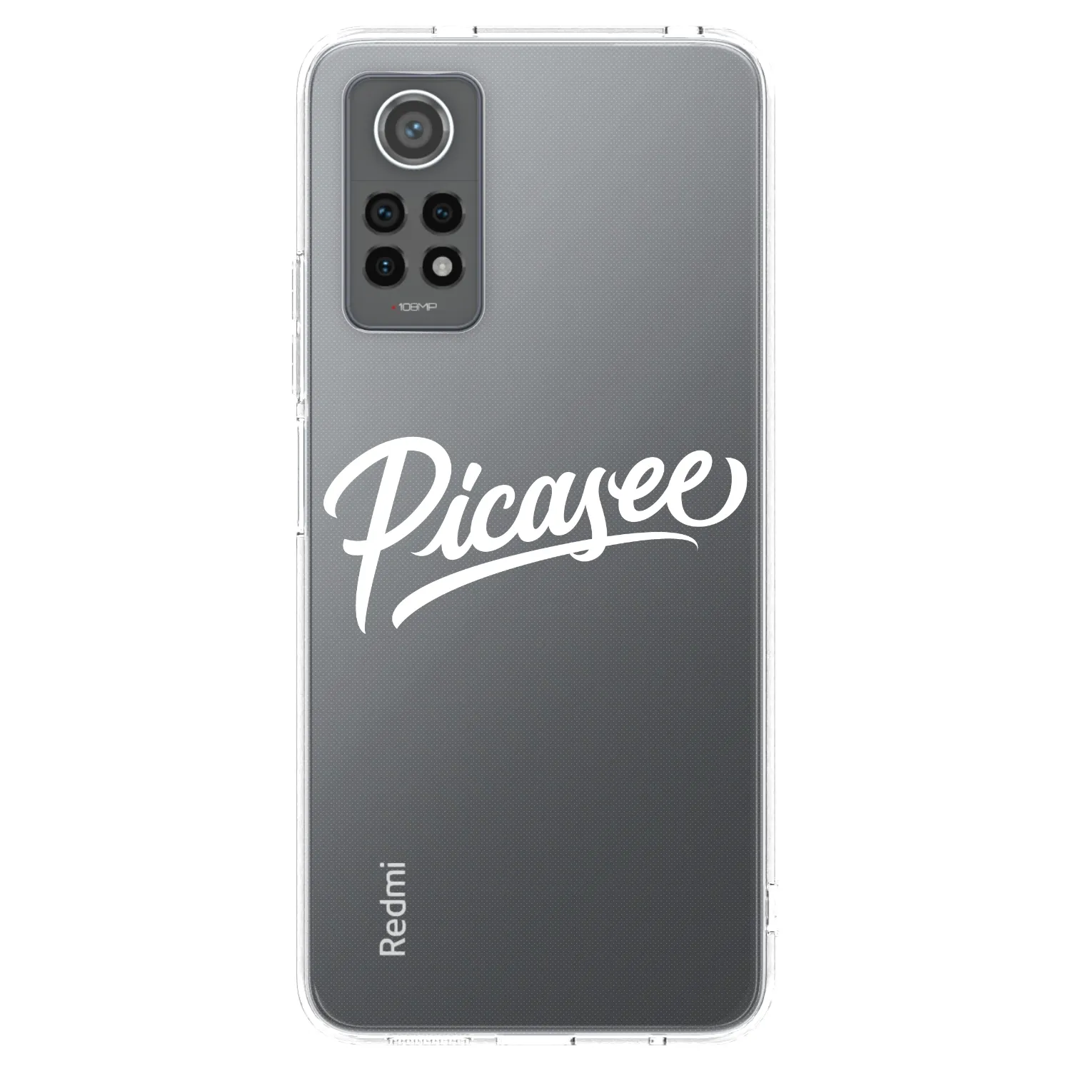 Picasee silikonski prozorni ovitek za Xiaomi Redmi Note 12 Pro 4G - Picasee - old logo - white