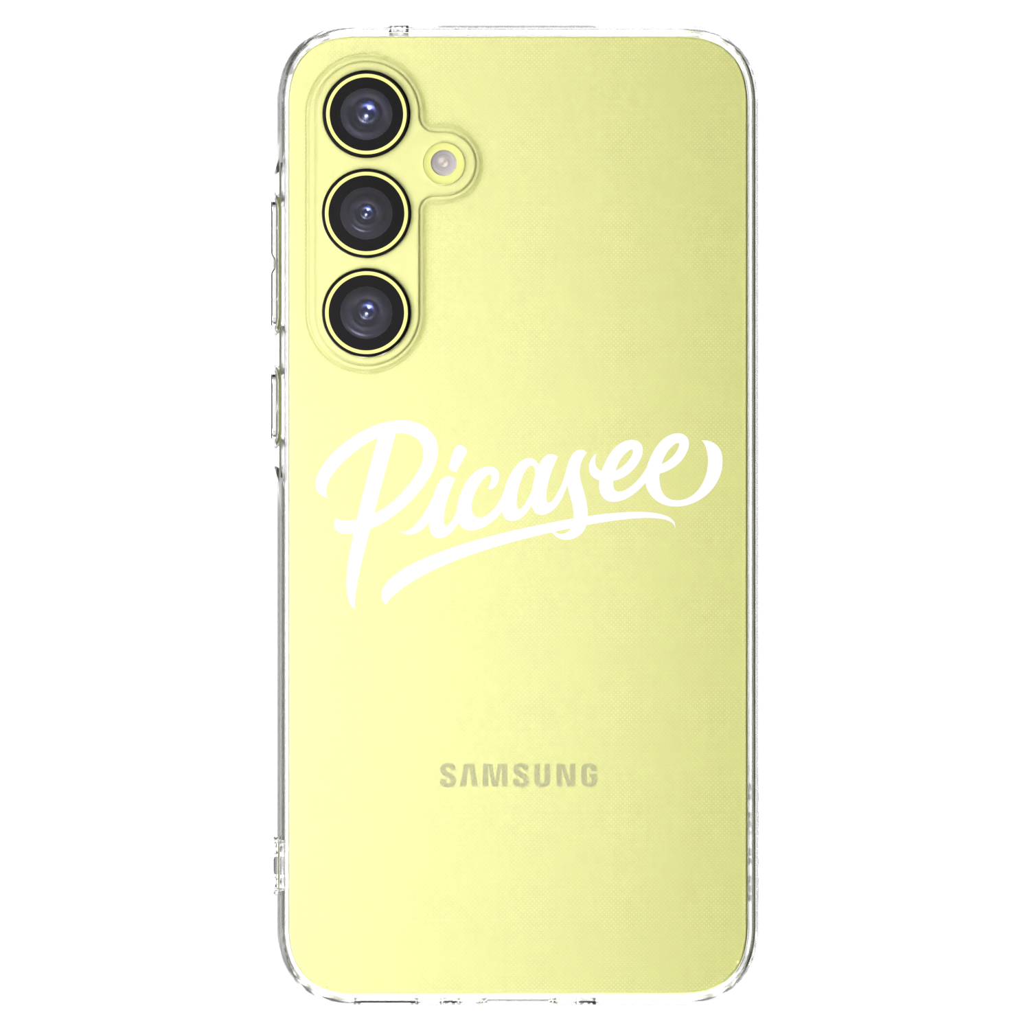 Picasee silikonski prozorni ovitek za Samsung Galaxy A35 5G A356B - Picasee - old logo - white