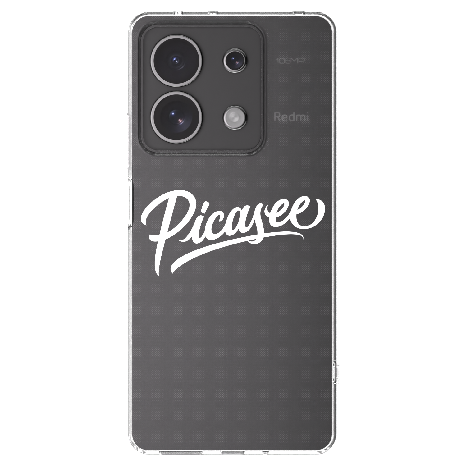 Picasee silikonski prozorni ovitek za Xiaomi Redmi Note 13 4G - Picasee - old logo - white