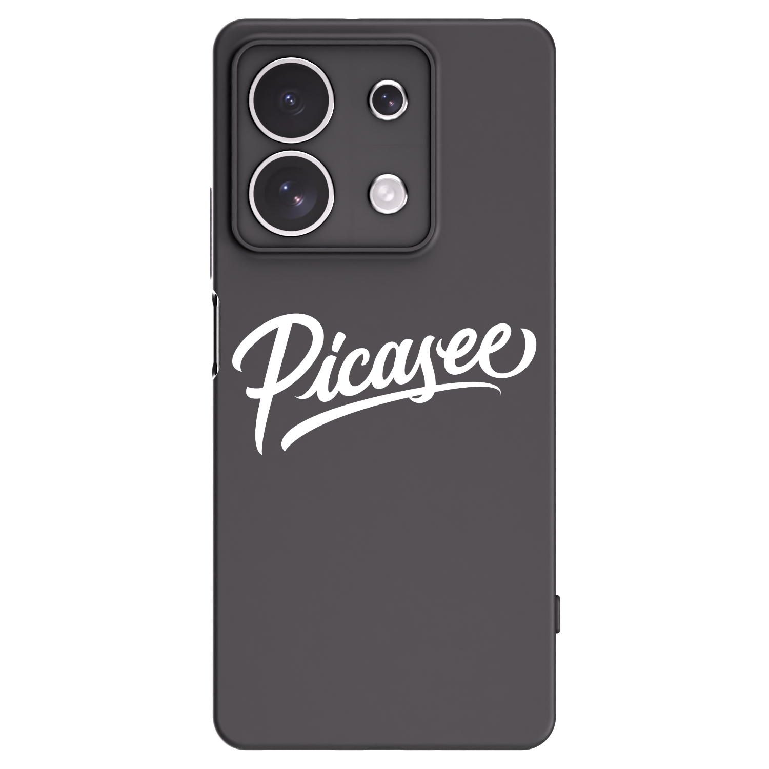 Picasee silikonski črni ovitek za Xiaomi Redmi Note 13 4G - Picasee - old logo - white