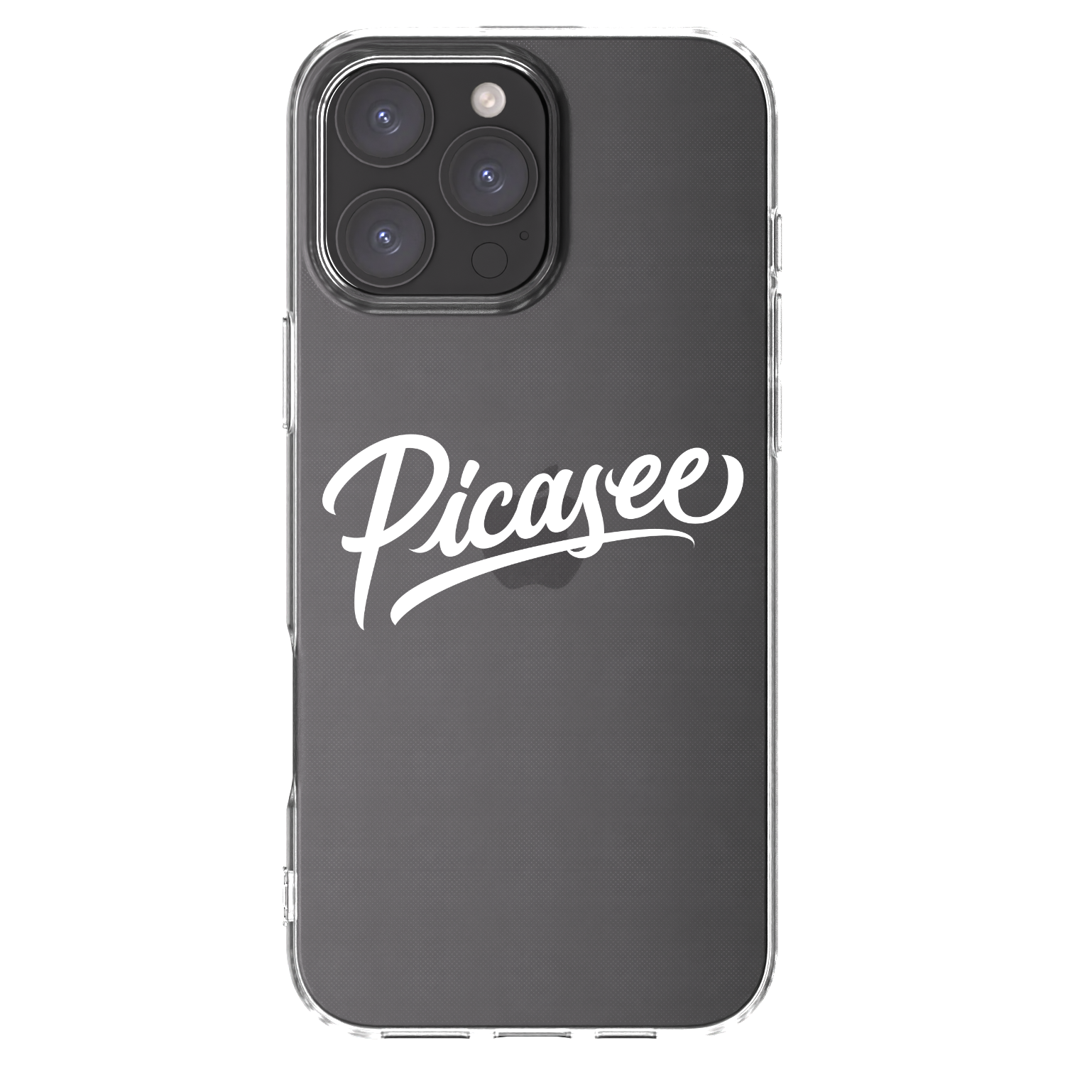 Picasee silikonski prozorni ovitek za Apple iPhone 16 Pro Max - Picasee - old logo - white