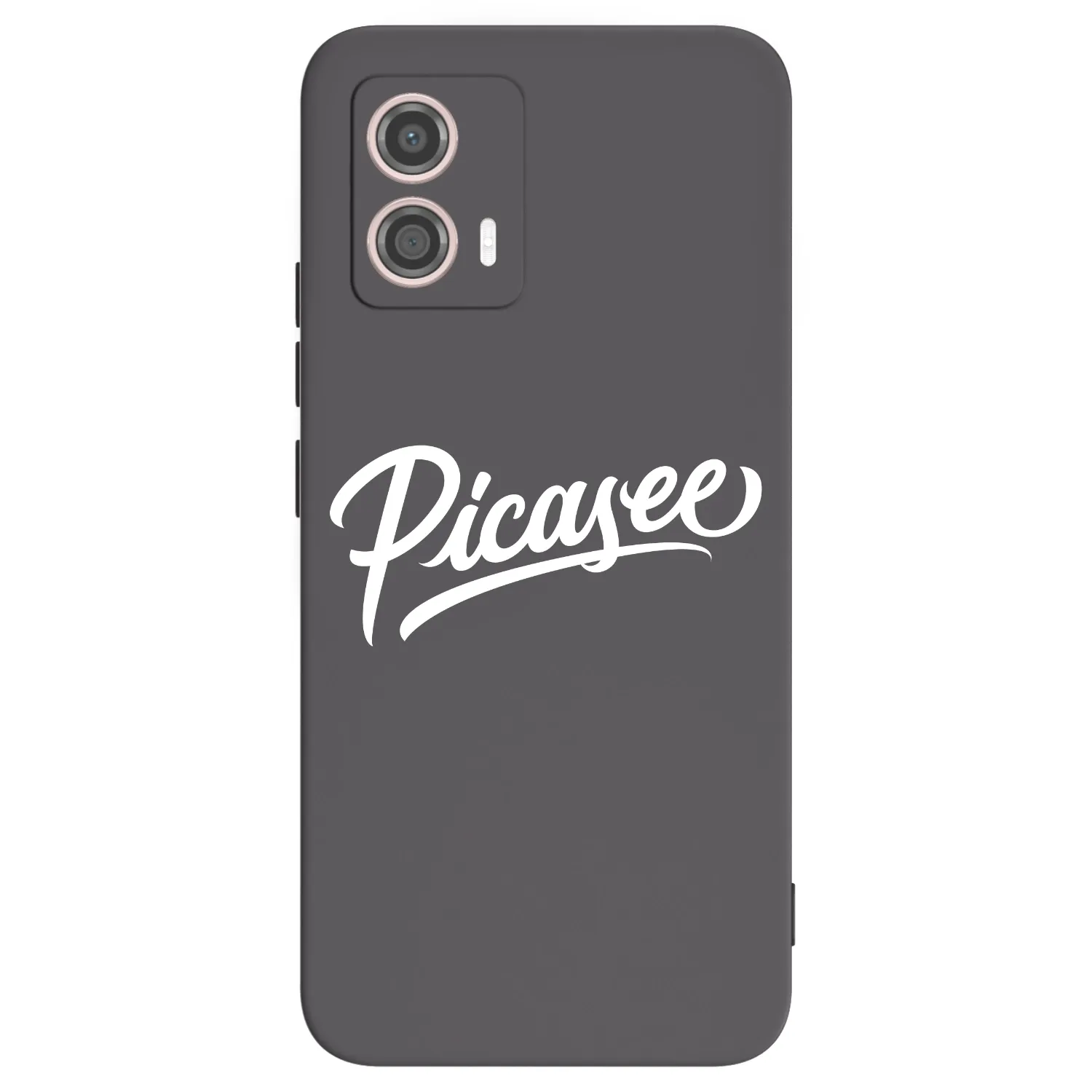 Picasee silikonski črni ovitek za Motorola Moto G53 5G - Picasee - old logo - white
