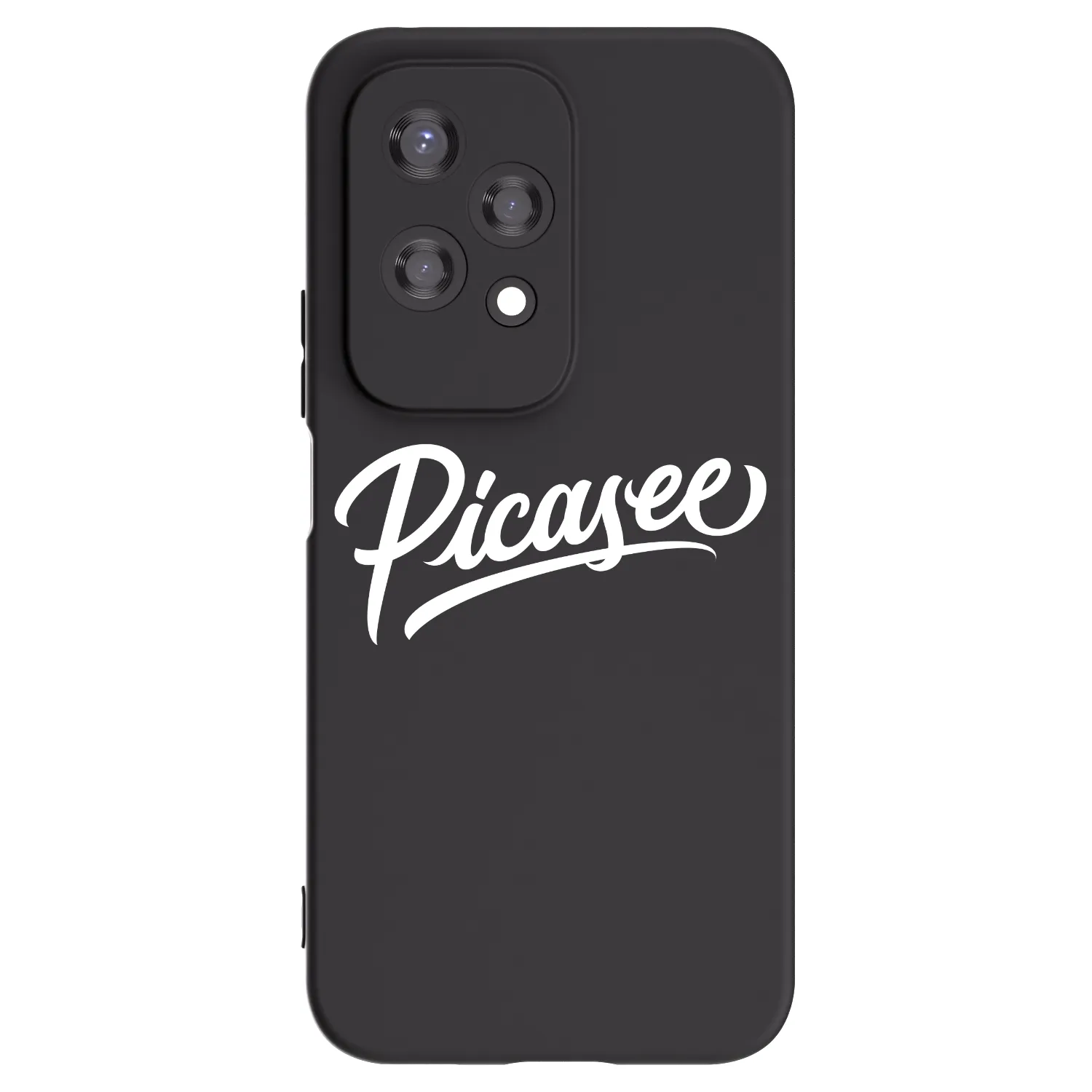 Picasee silikonski črni ovitek za Honor 200 Lite - Picasee - old logo - white