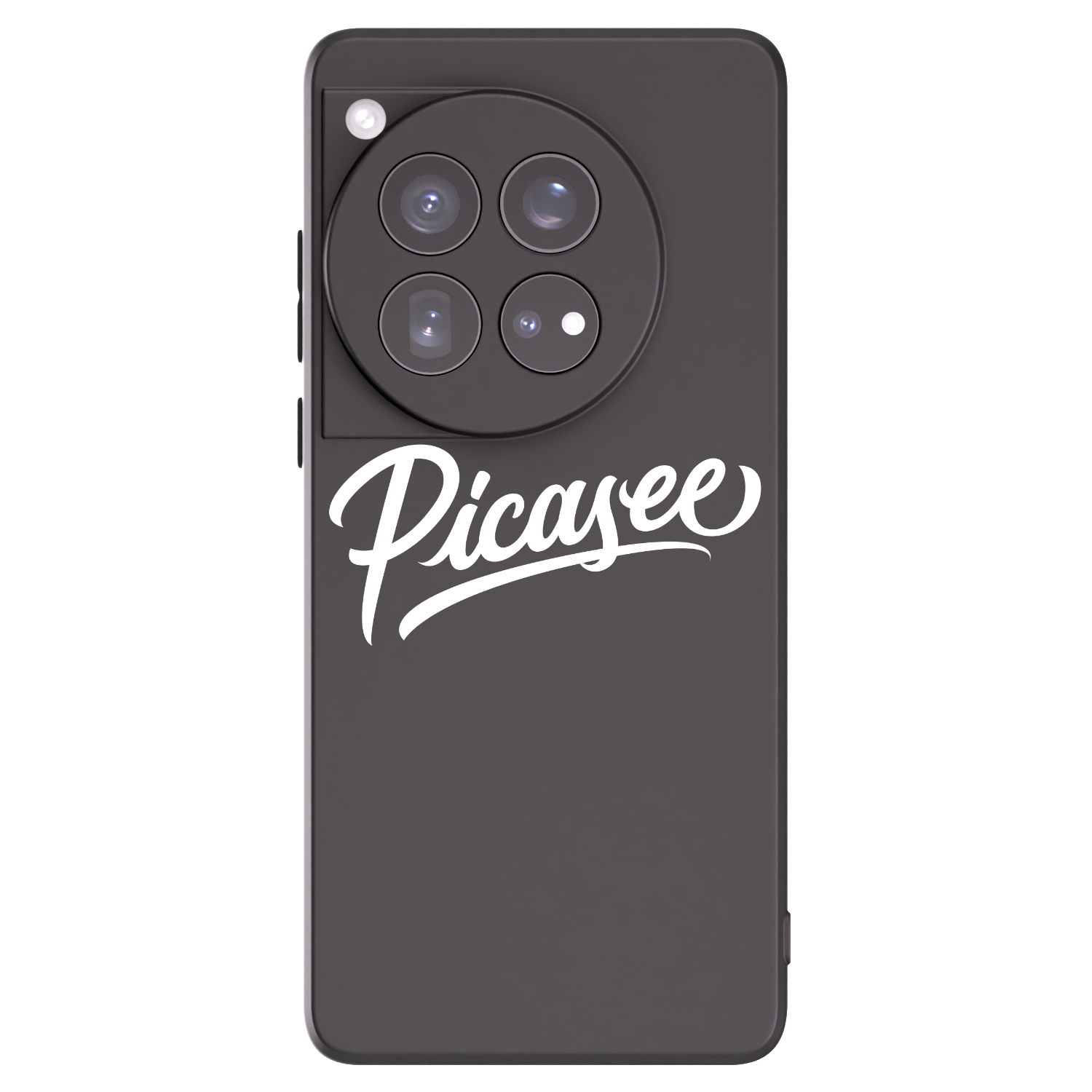 Picasee silikonski črni ovitek za OnePlus 12 5G - Picasee - old logo - white