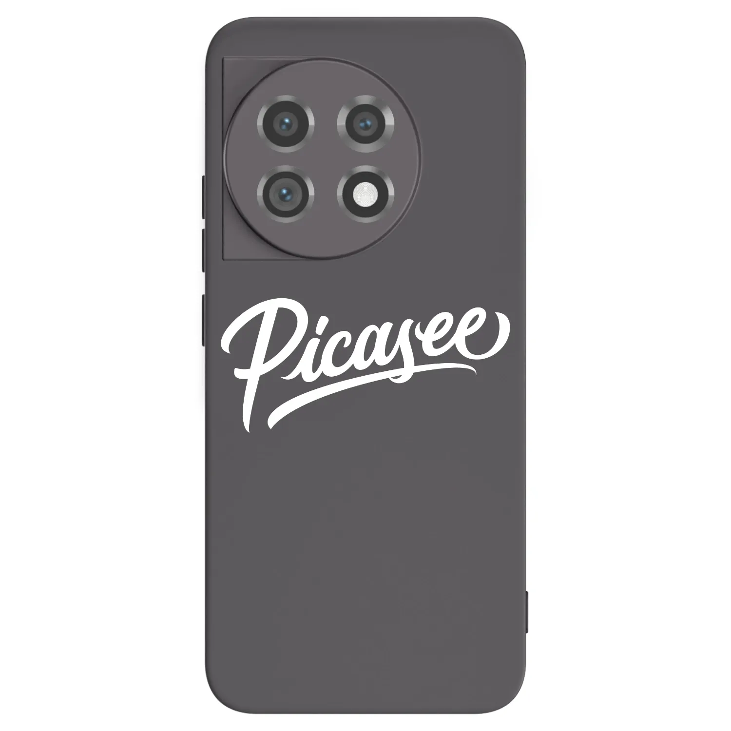 Picasee silikonski črni ovitek za OnePlus 11 5G - Picasee - old logo - white