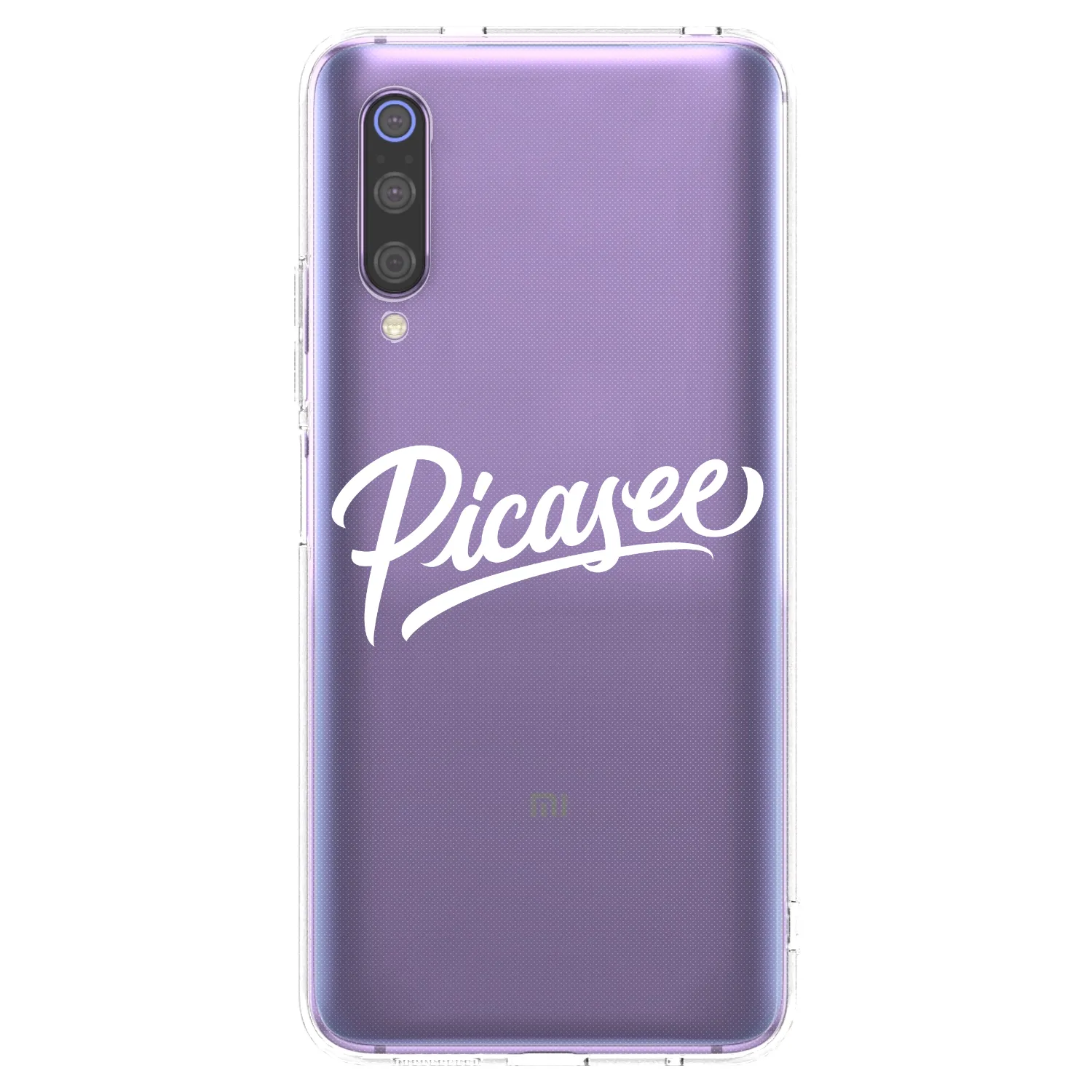 Picasee silikonski prozorni ovitek za Xiaomi Mi 9 - Picasee - old logo - white