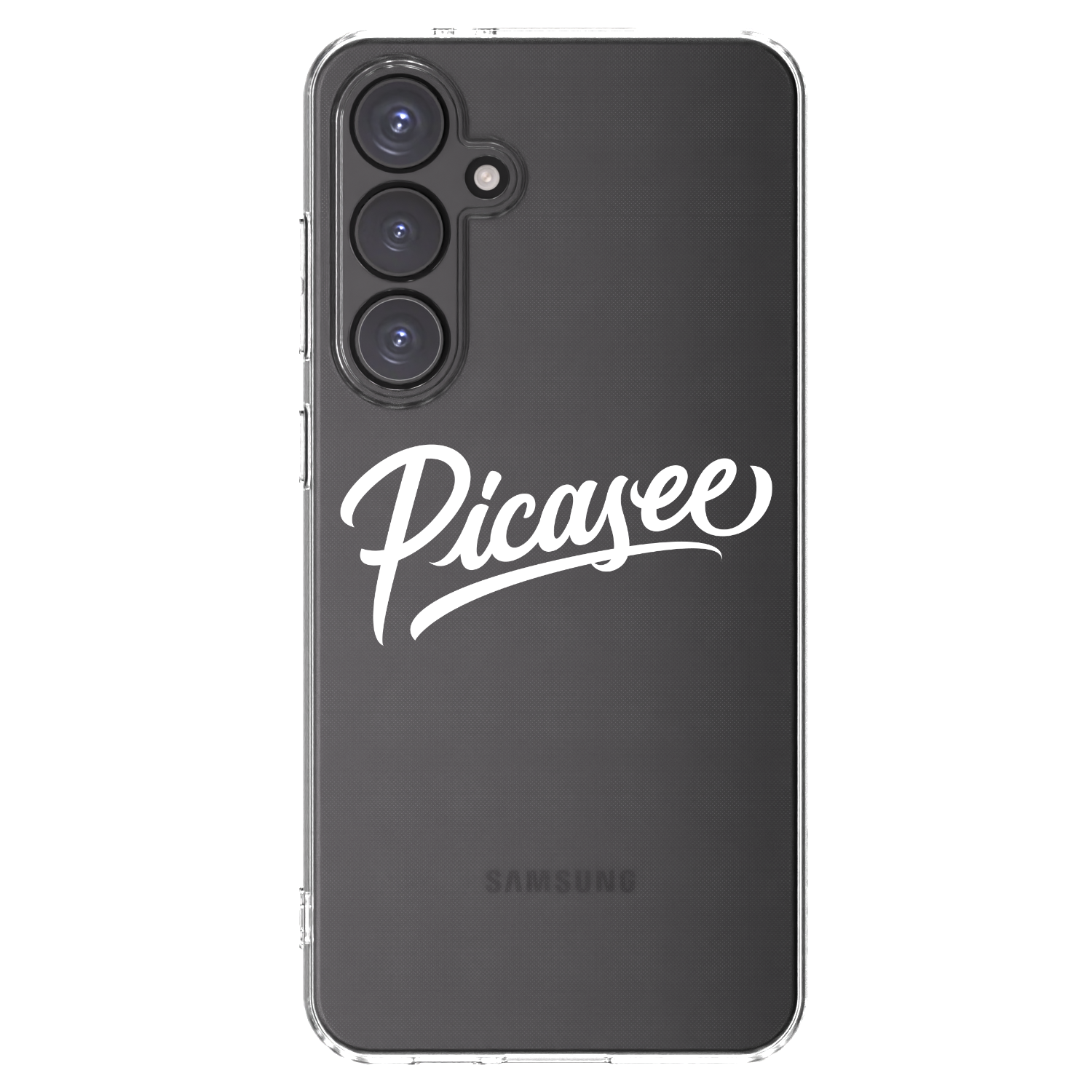 Picasee silikonski prozorni ovitek za Samsung Galaxy S24 FE S721B - Picasee - old logo - white