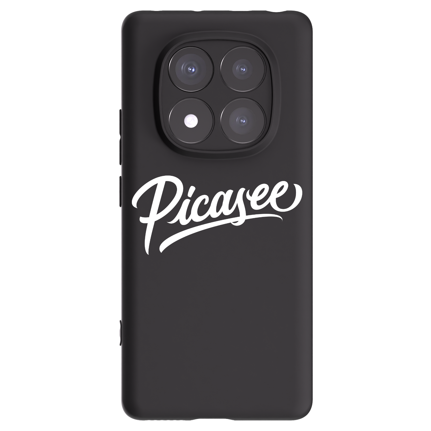 Picasee silikonski črni ovitek za Xiaomi Redmi Note 14 Pro+ 5G - Picasee - old logo - white