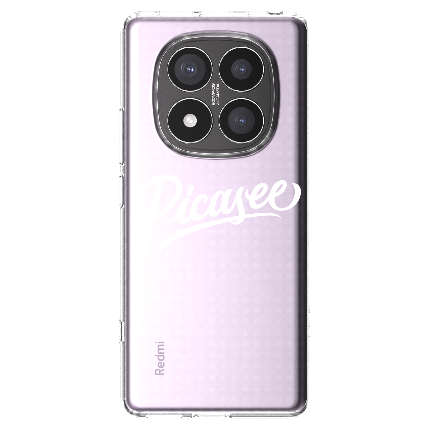 Picasee silikonski prozorni ovitek za Xiaomi Redmi Note 14 Pro+ 5G - Picasee - old logo - white