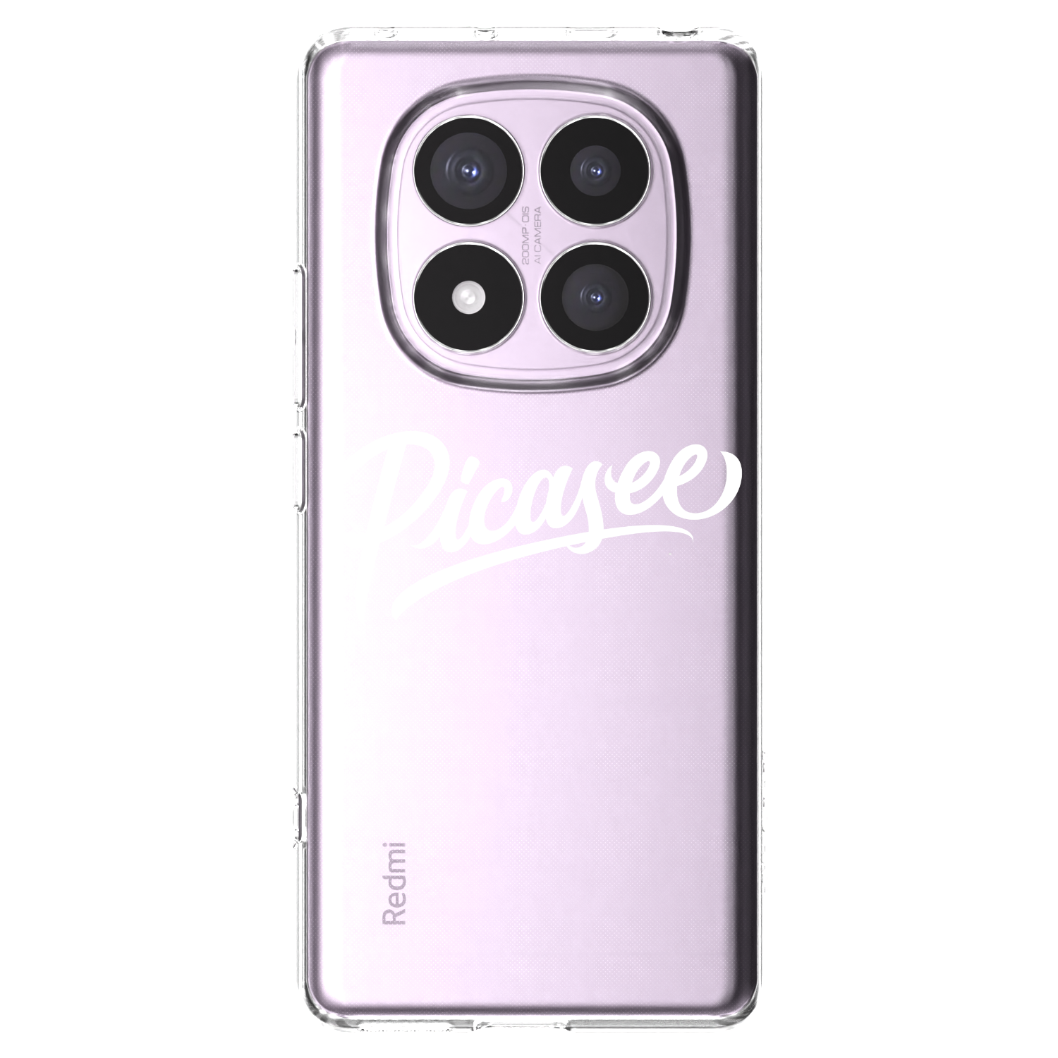 Picasee silikonski prozorni ovitek za Xiaomi Redmi Note 14 Pro 5G - Picasee - old logo - white