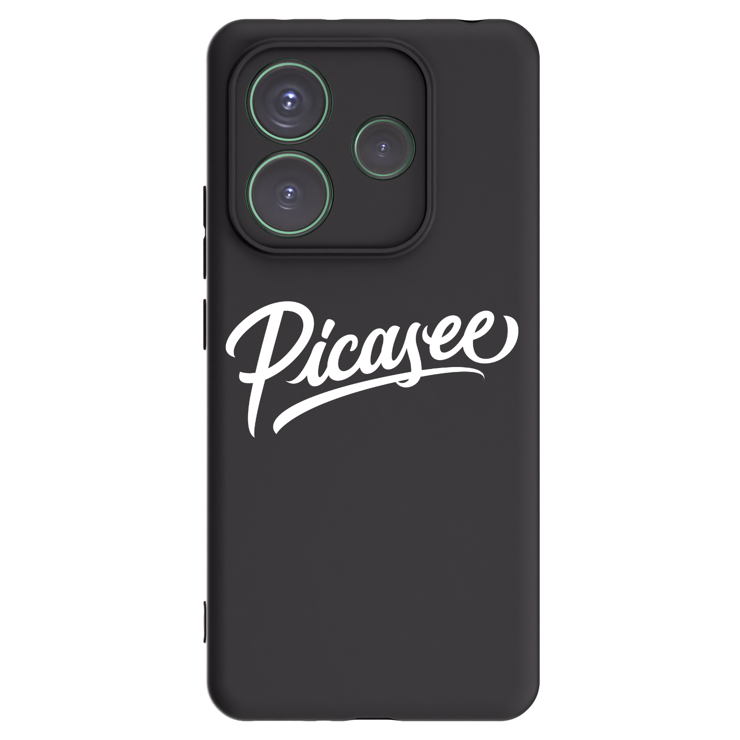 Picasee silikonski črni ovitek za Xiaomi Redmi Note 14 5G - Picasee - old logo - white