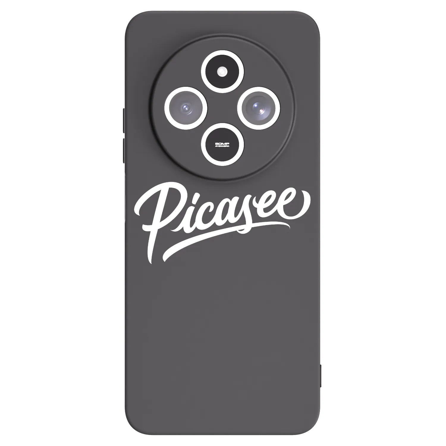 Picasee silikonski črni ovitek za Xiaomi Redmi 14C - Picasee - old logo - white