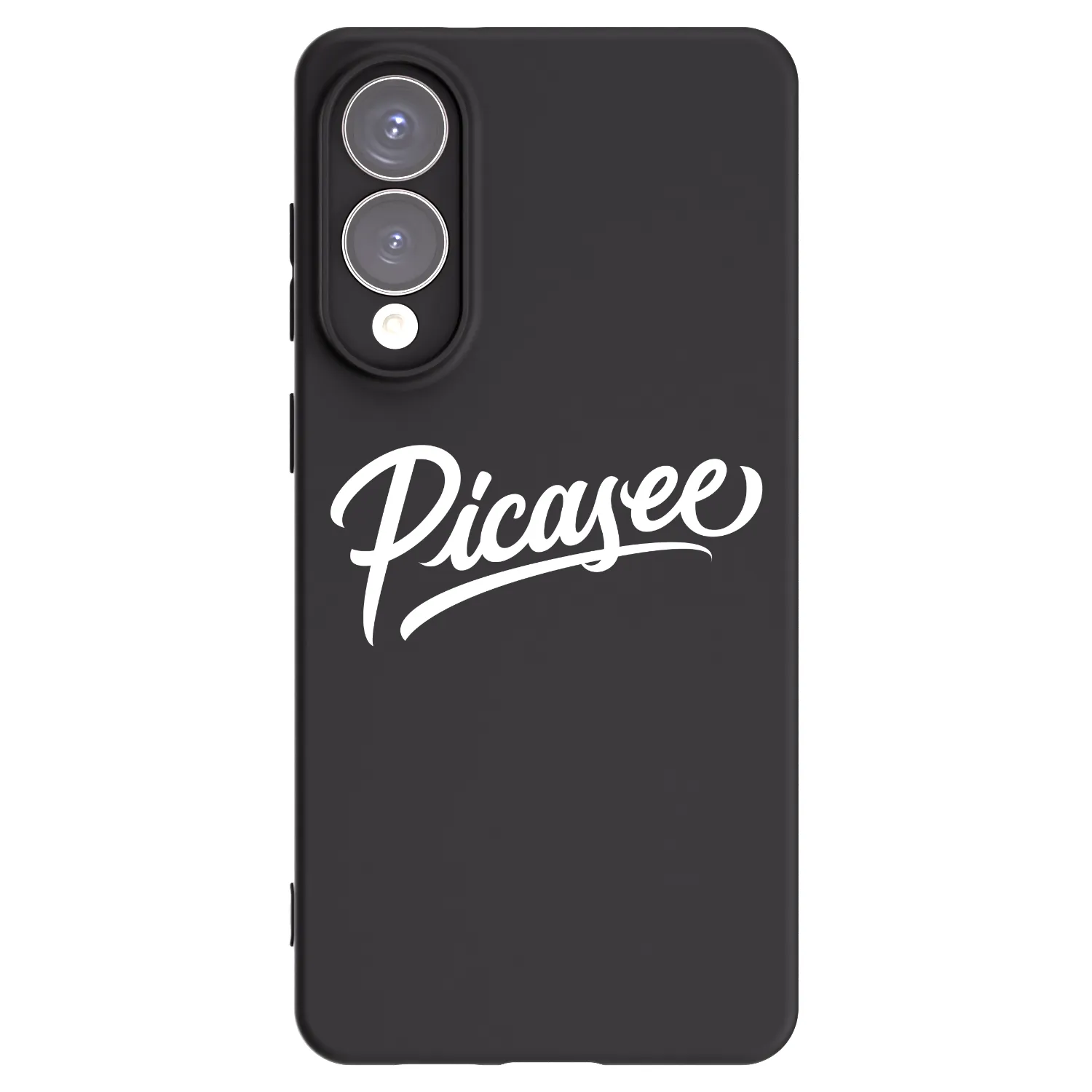 Picasee silikonski črni ovitek za Samsung Galaxy S25 Edge 5G - Picasee - old logo - white