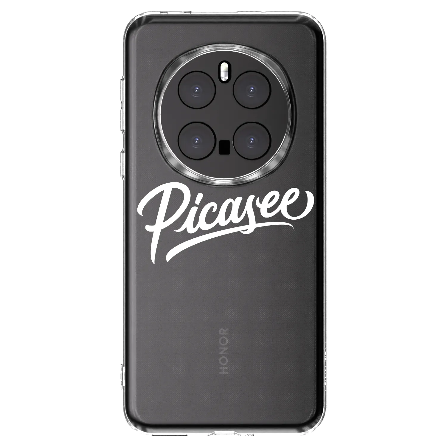 Picasee silikonski prozorni ovitek za Honor Magic7 Pro 5G - Picasee - old logo - white