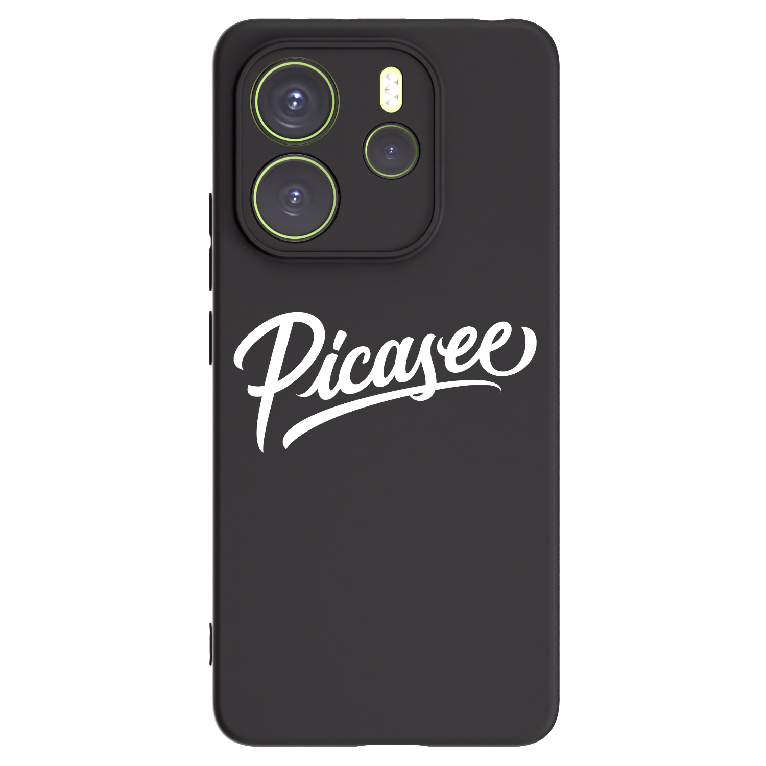Picasee silikonski črni ovitek za Xiaomi Redmi Note 14 4G - Picasee - old logo - white