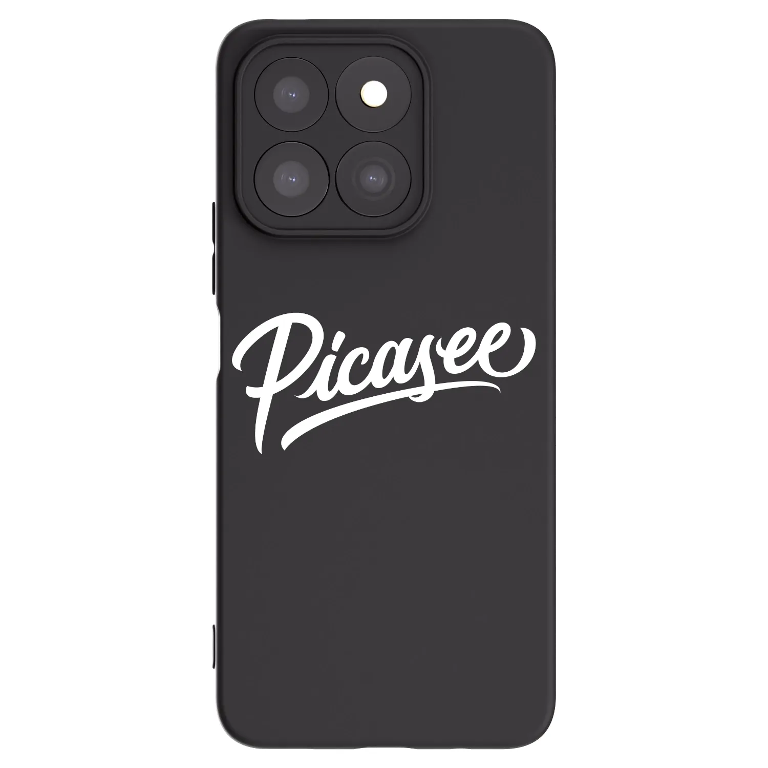 Picasee silikonski črni ovitek za Honor X8c - Picasee - old logo - white