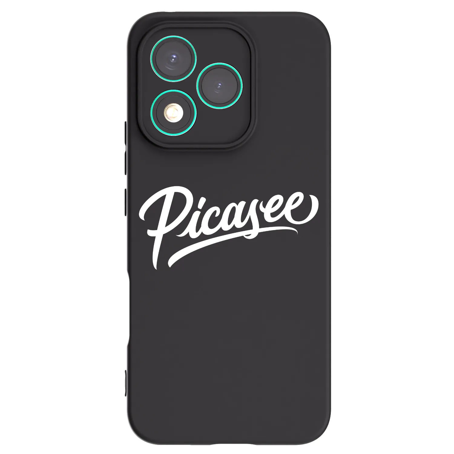 Picasee silikonski črni ovitek za Honor 400 Lite 5G - Picasee - old logo - white
