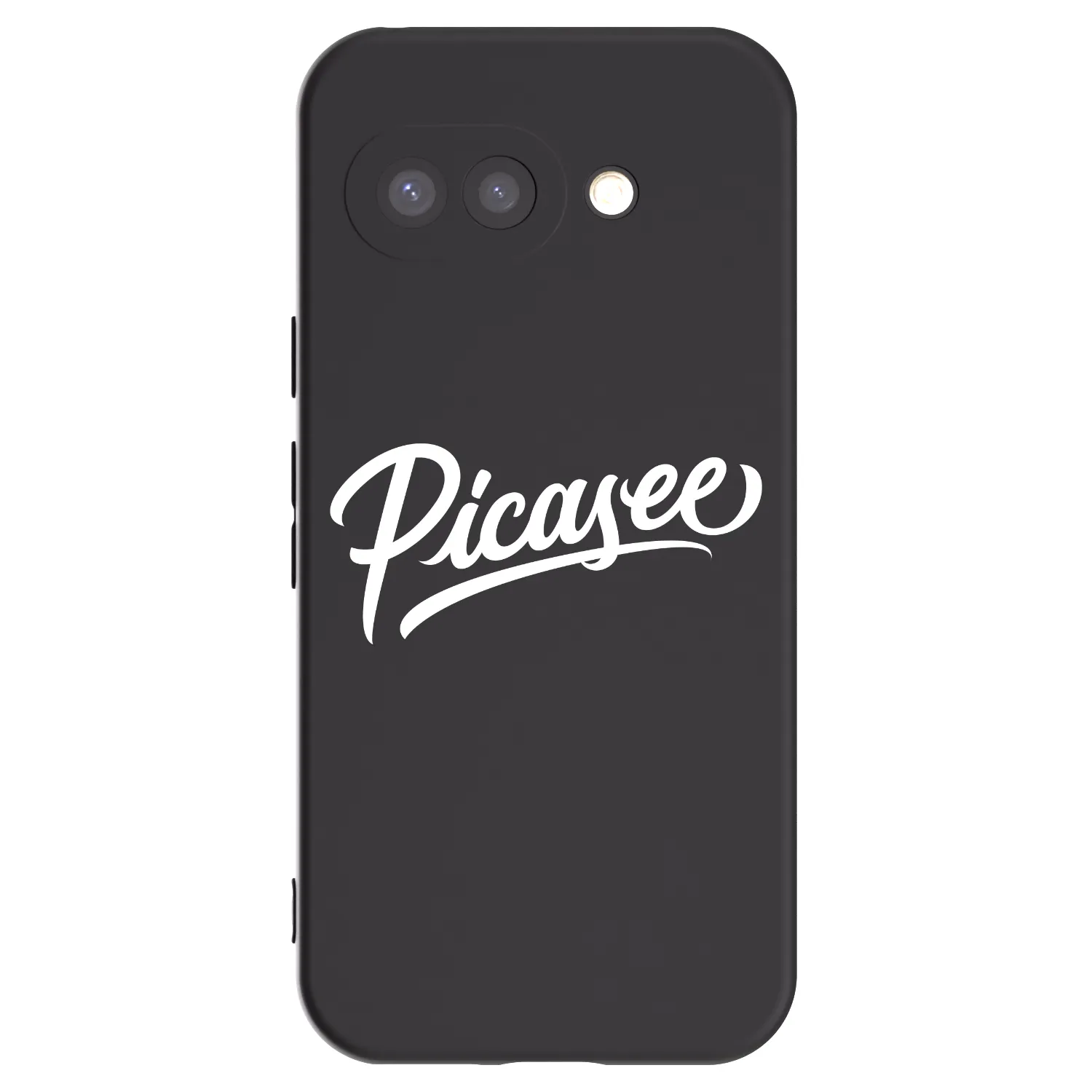 Picasee silikonski črni ovitek za Google Pixel 9a - Picasee - old logo - white