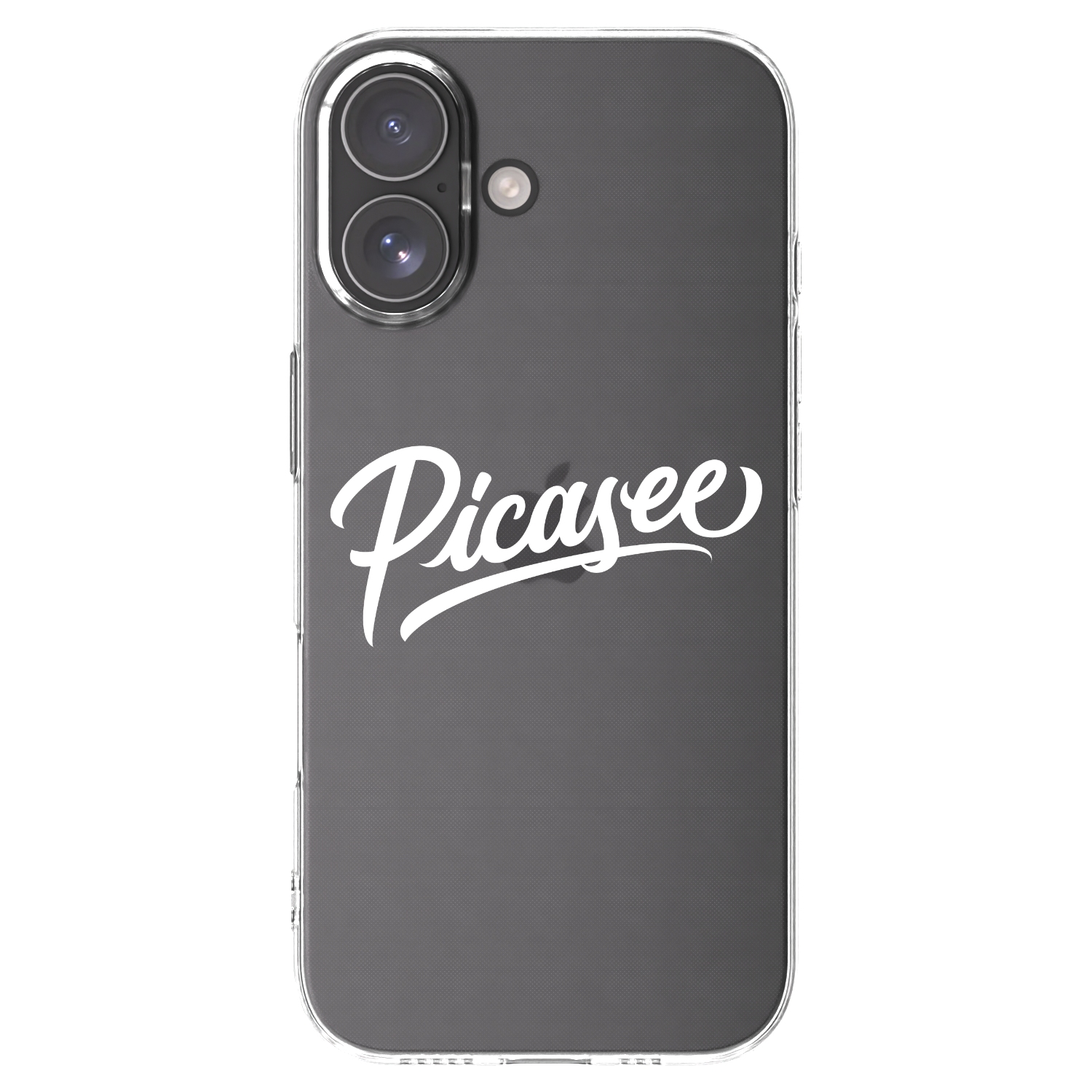 Picasee silikonski prozorni ovitek za Apple iPhone 17 - Picasee - old logo - white