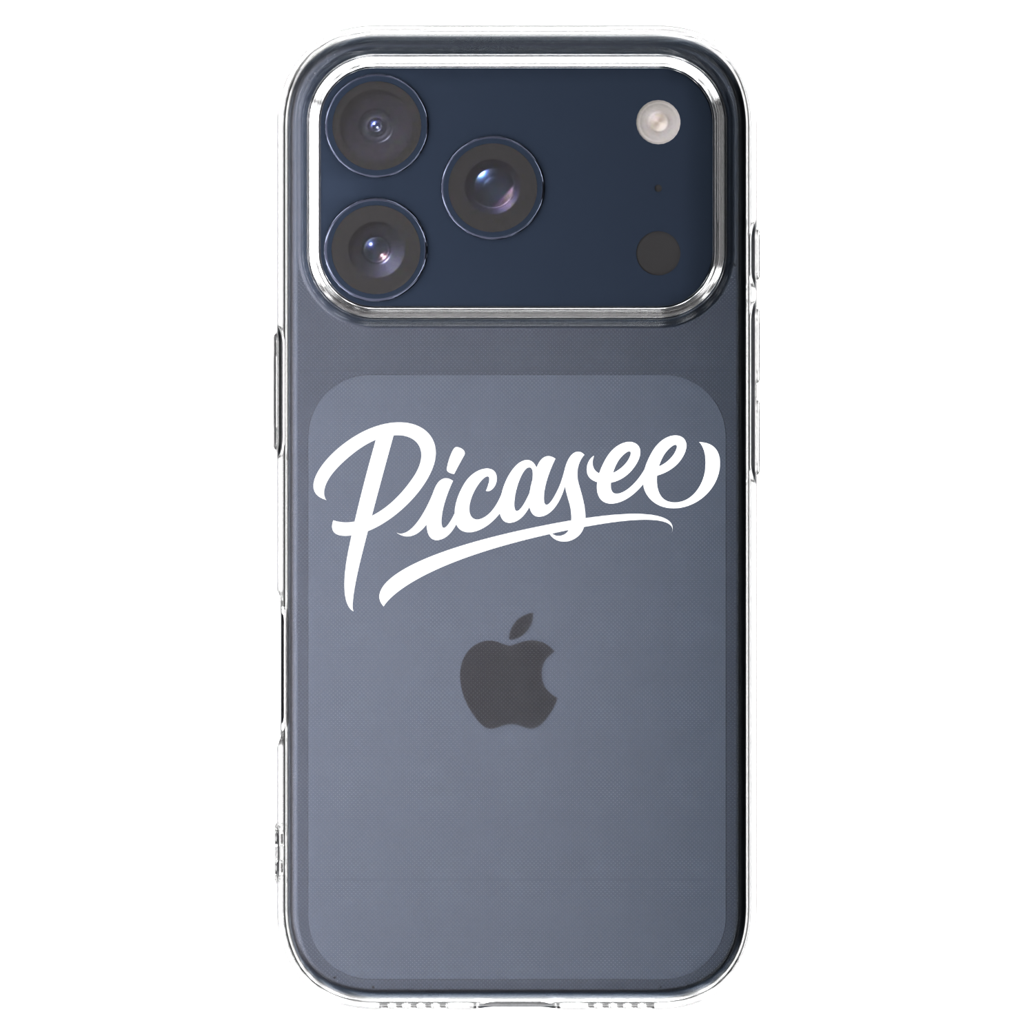 Picasee silikonski prozorni ovitek za Apple iPhone 17 Pro - Picasee - old logo - white