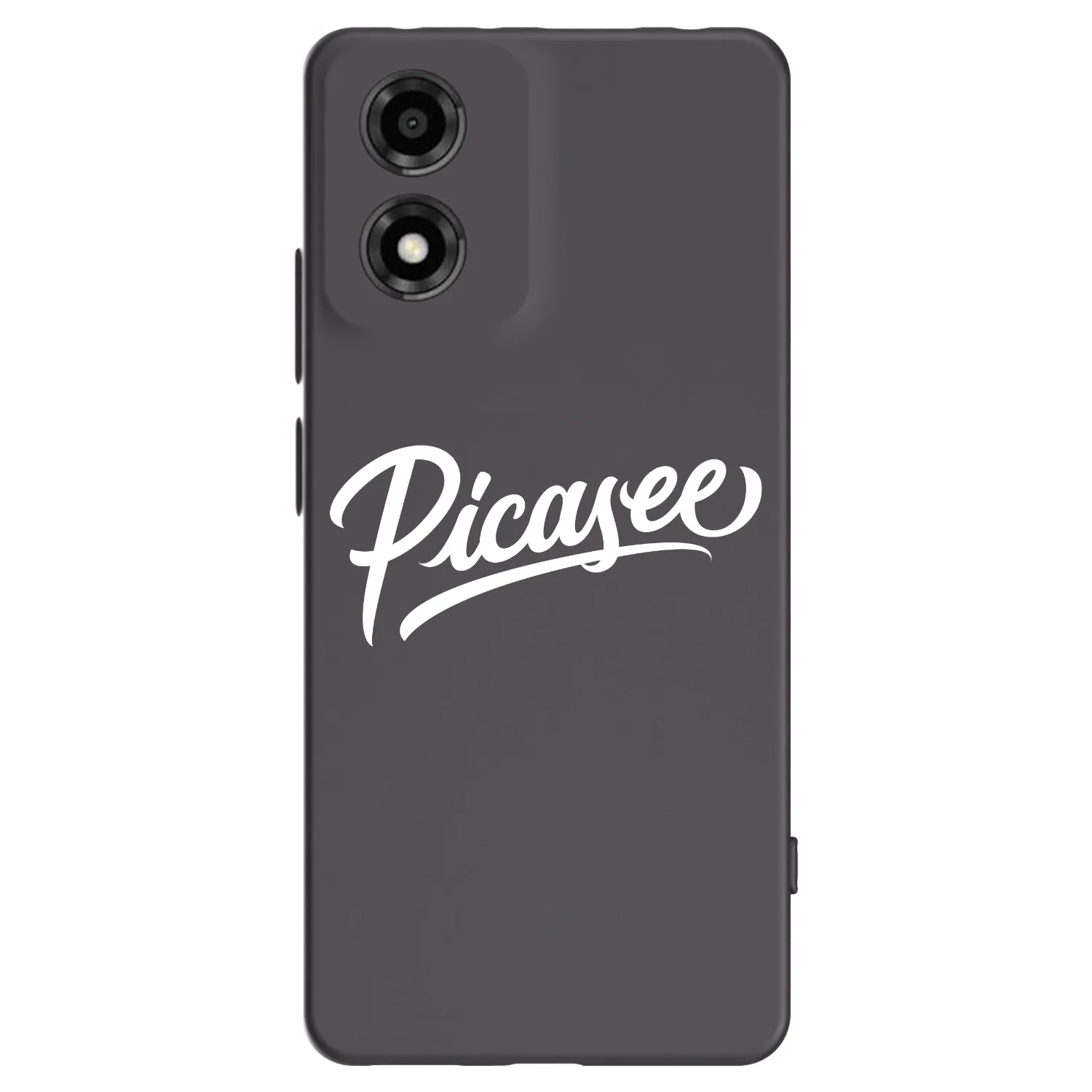 Picasee silikonski črni ovitek za Motorola Moto E14 - Picasee - old logo - white