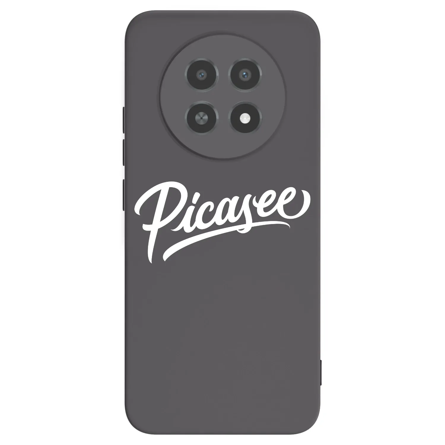 Picasee silikonski črni ovitek za Realme 12X - Picasee - old logo - white
